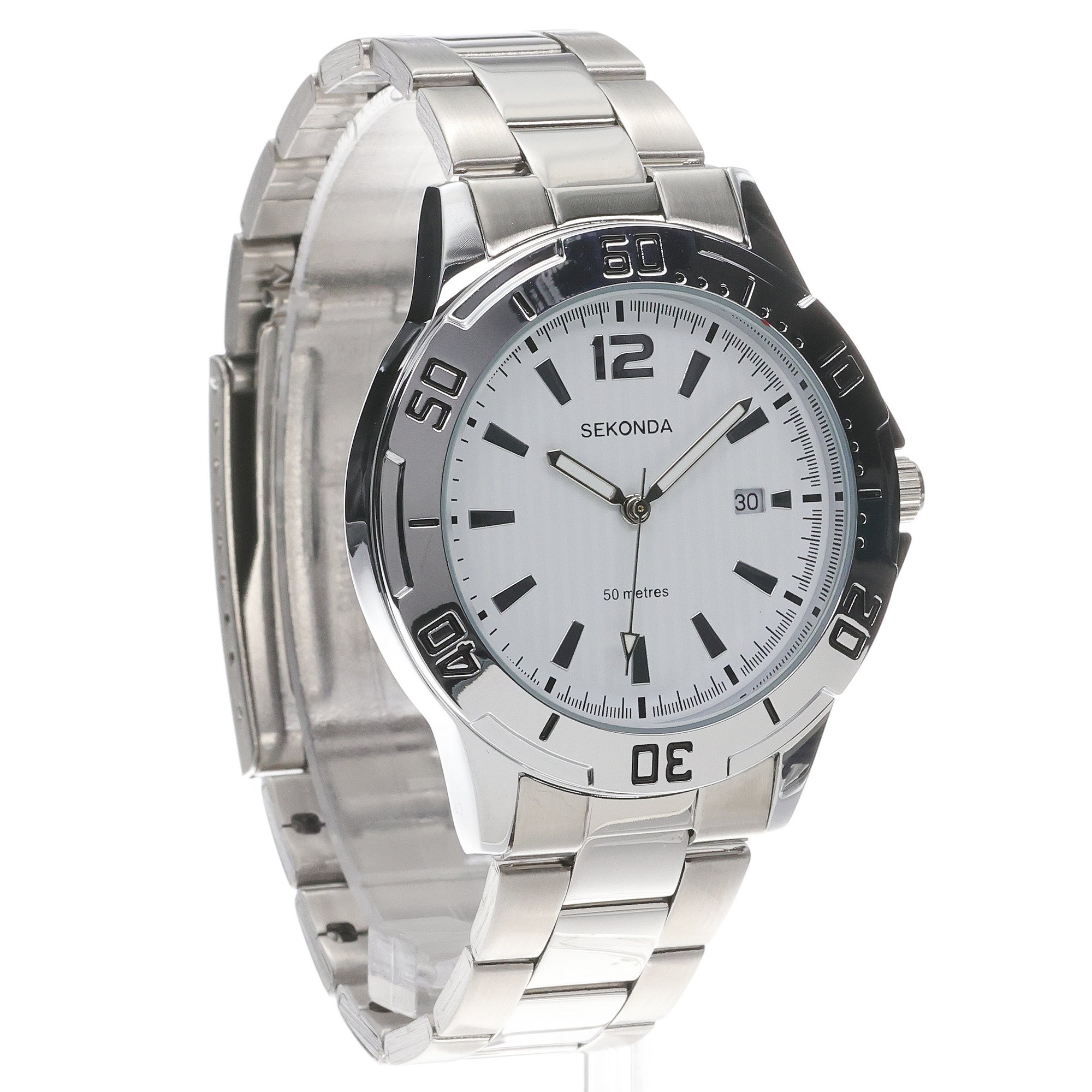 Sekonda 1169 męski zegarek Classic bransoleta