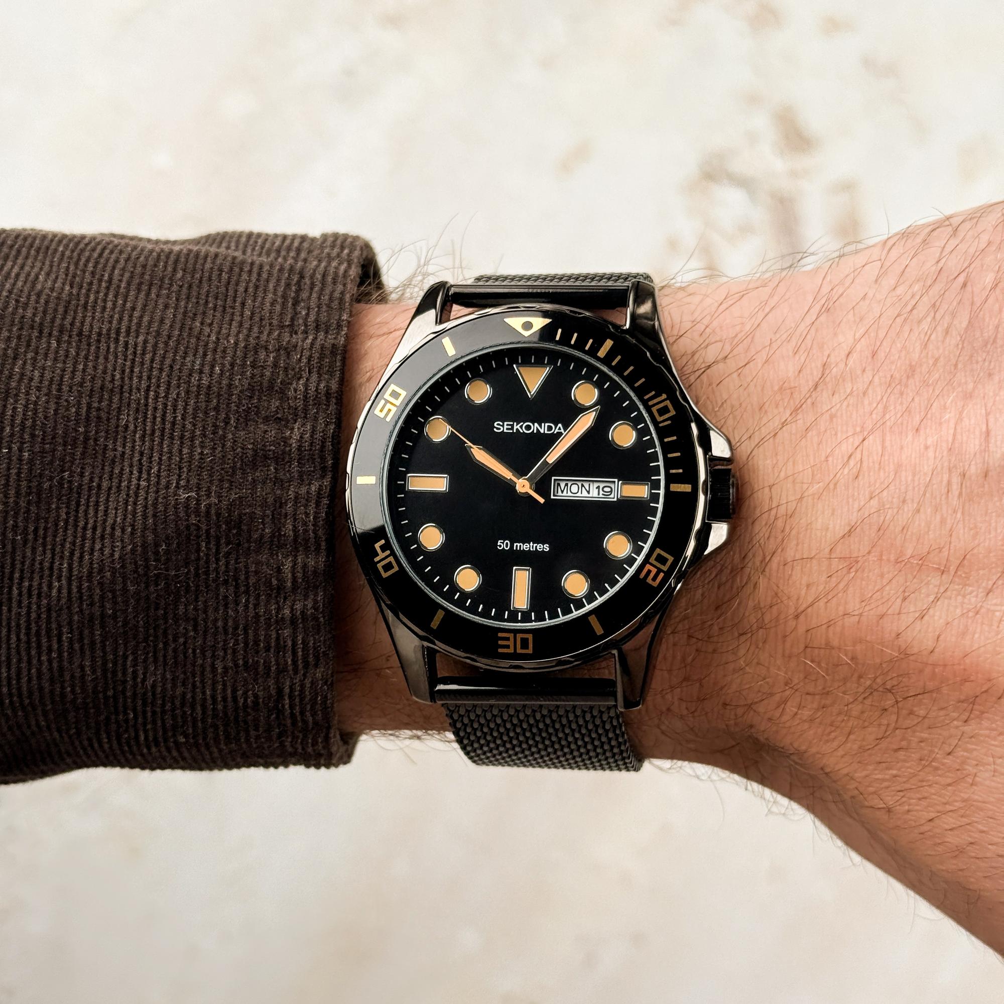 Sekonda 1872 zegarek srebrny klasyczny Classic bransoleta - miniatura 8
