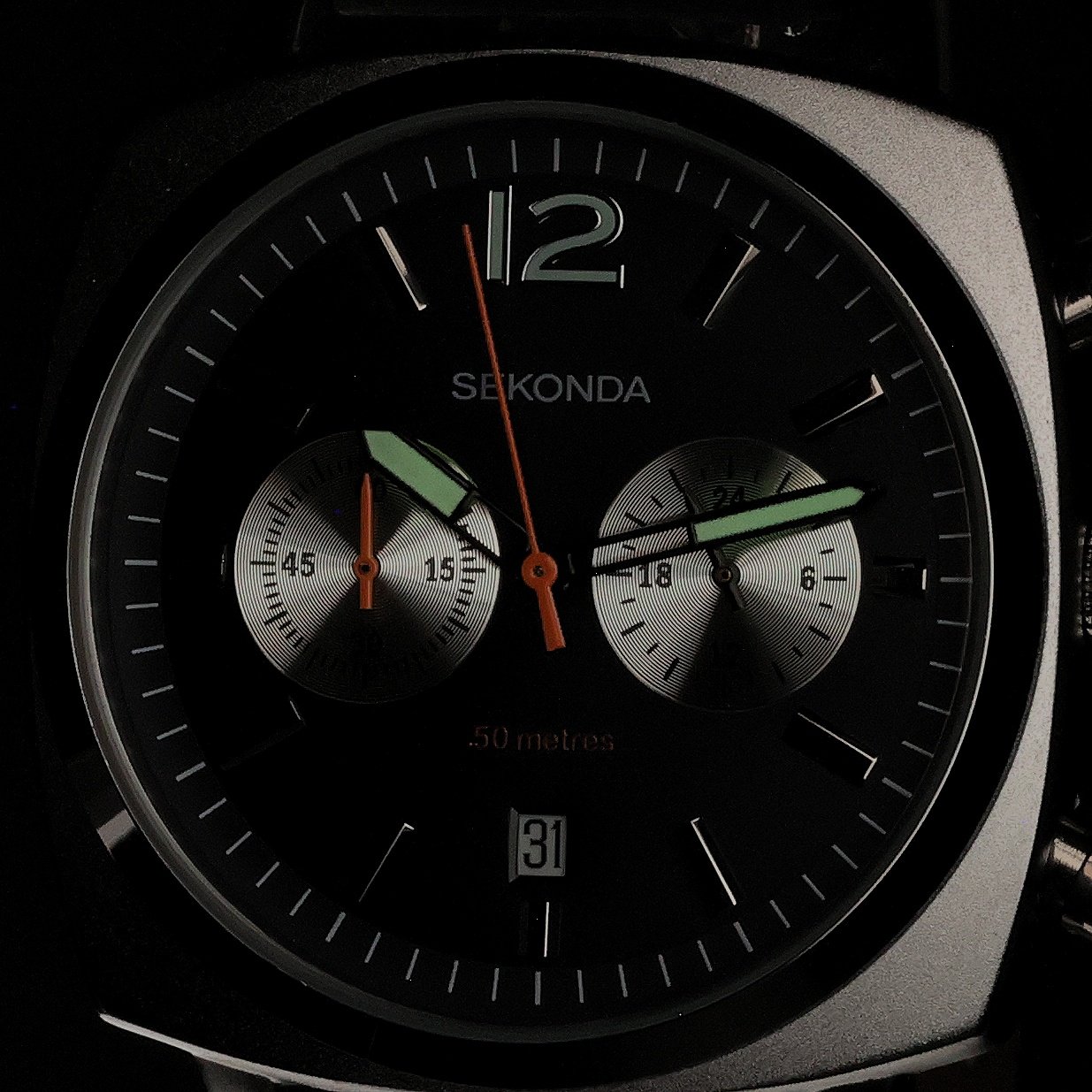 Sekonda 30027 zegarek męski klasyczny Pilot pasek - miniatura 5