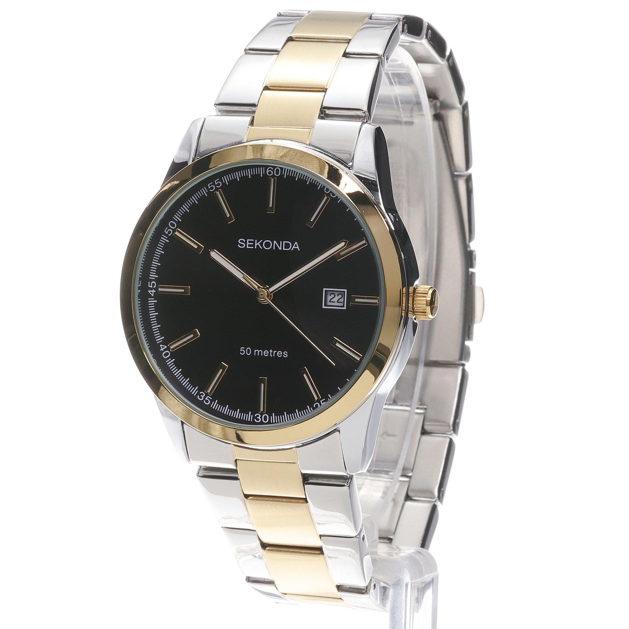 Sekonda 30049 Classic klasyczny zegarek srebrny - miniatura 2