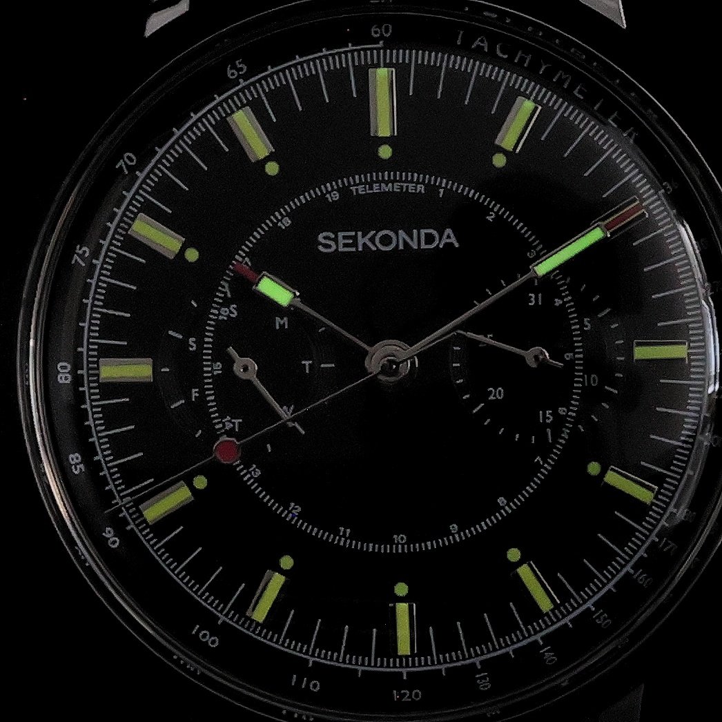 Sekonda 30098 Heritage klasyczny zegarek srebrny - miniatura 5