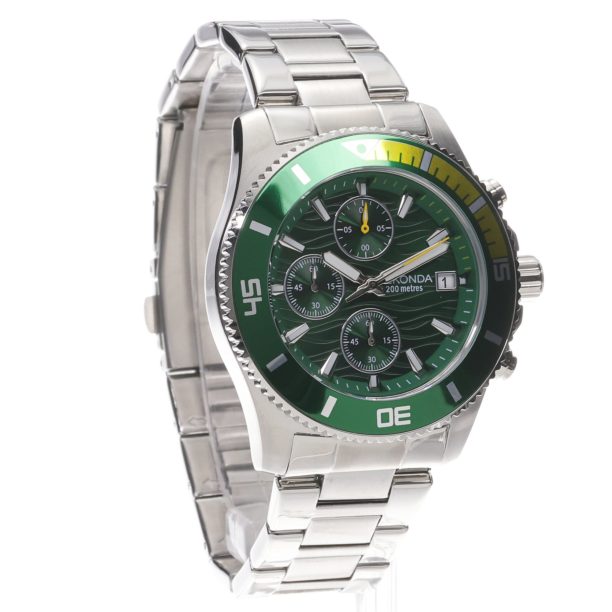 Sekonda 30115 zegarek srebrny sportowy Sports bransoleta - miniatura 3