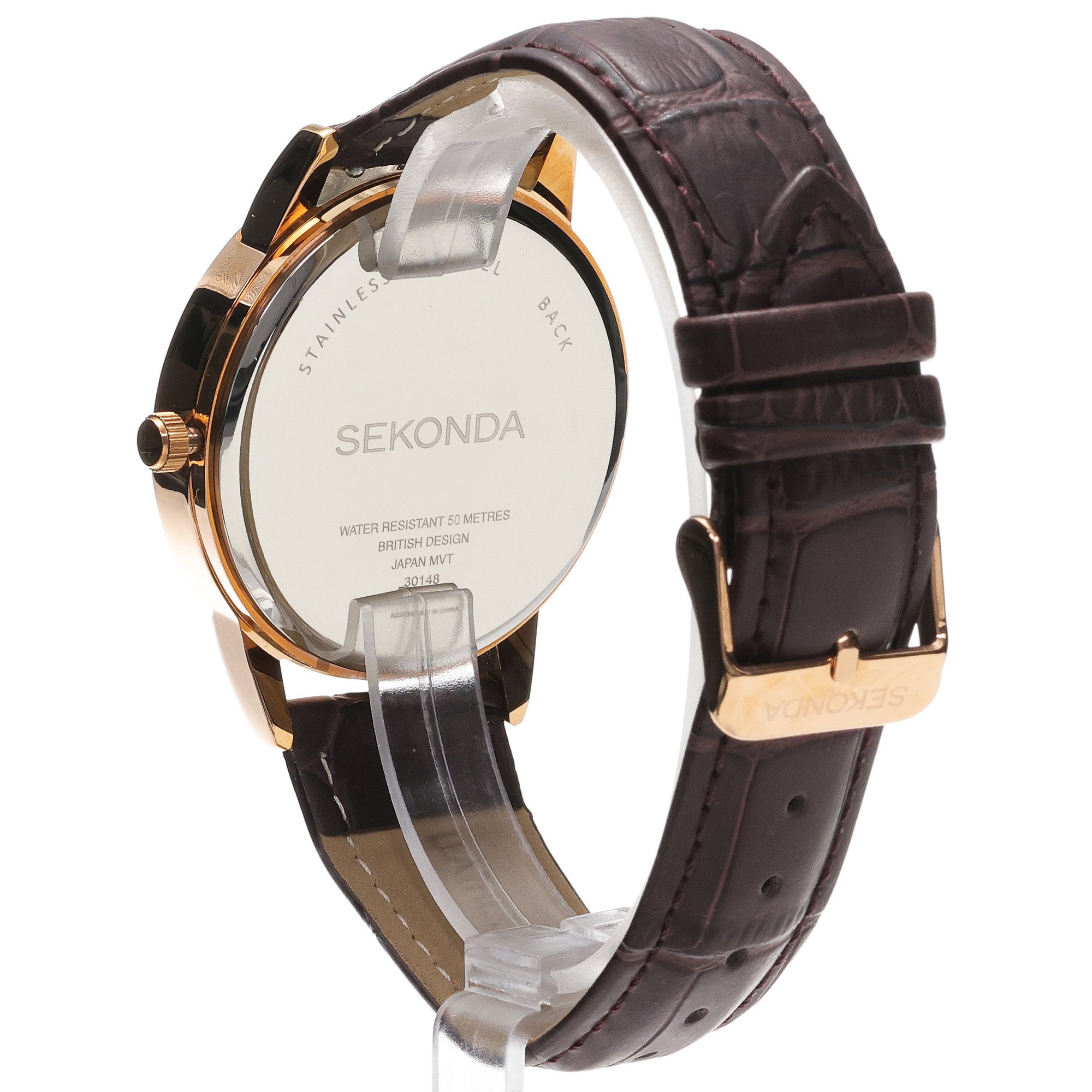 Sekonda 30148 Classic zegarek męski klasyczny mineralne - miniatura 4