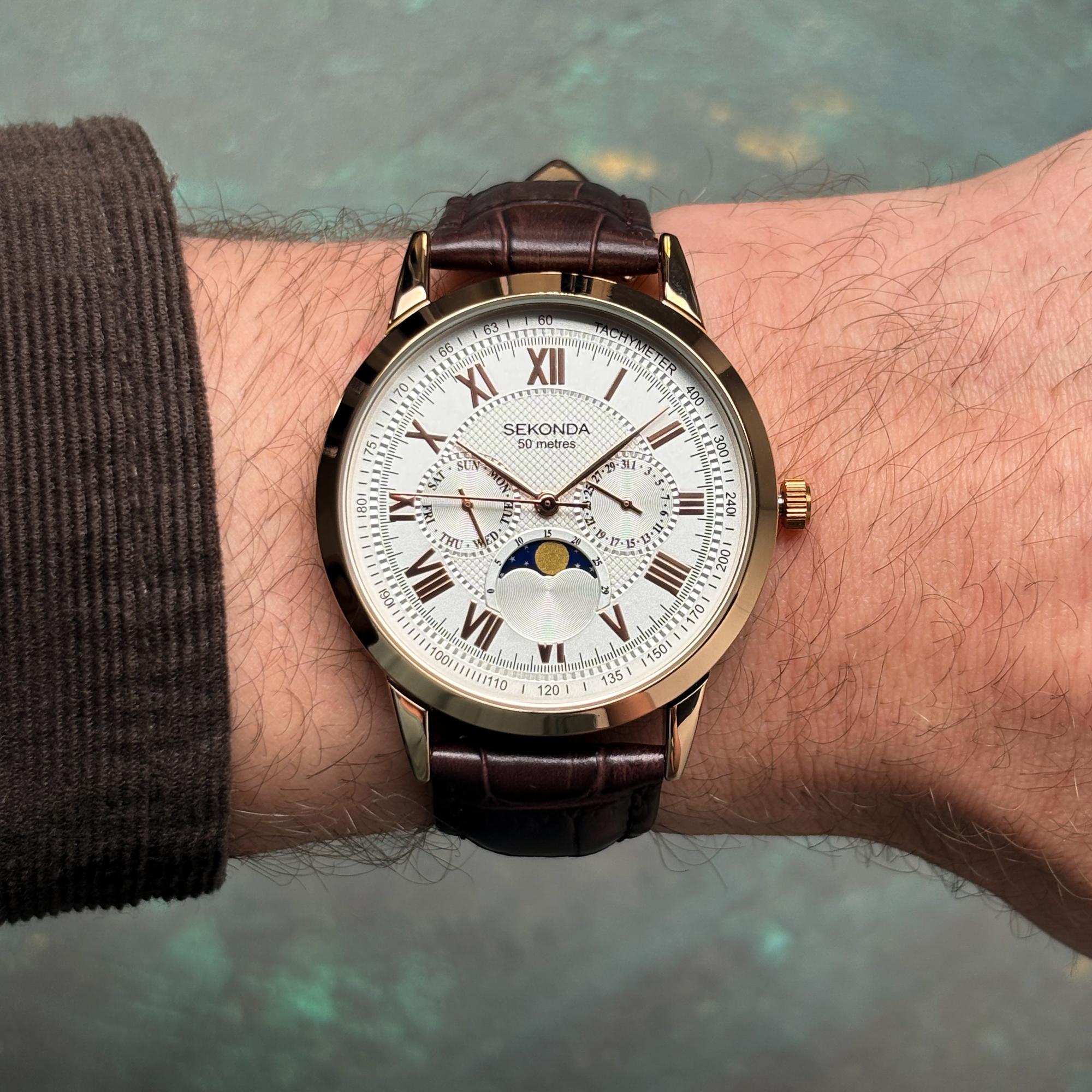 Sekonda 30148 zegarek męski klasyczny Classic pasek - miniatura 10