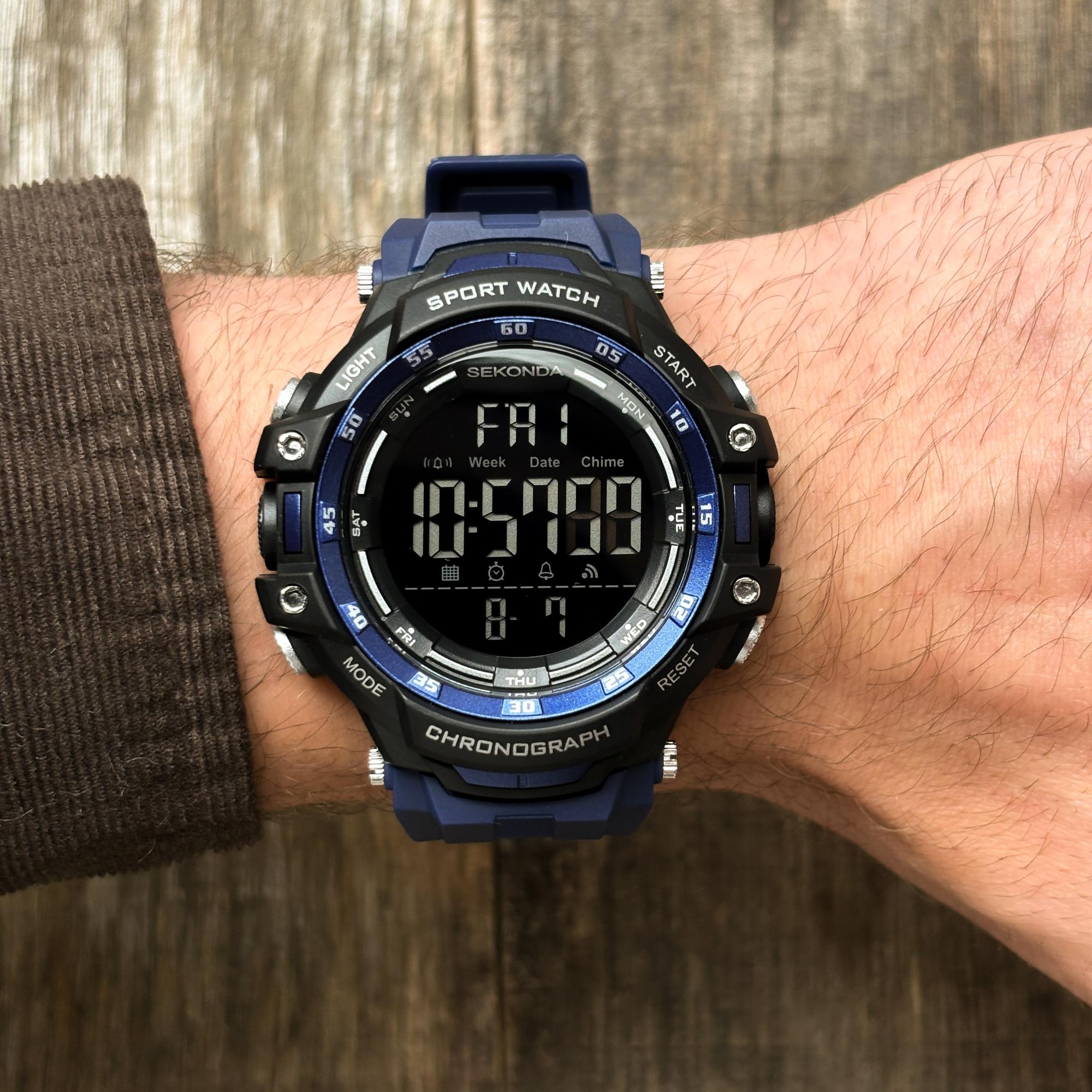 Sekonda 30164 zegarek męski sportowy Digital pasek - miniatura 10