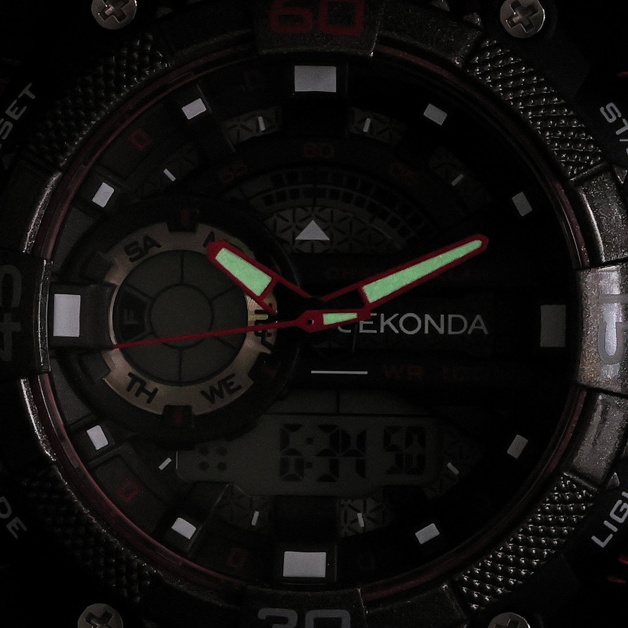 Sekonda 30166 Digital sportowy zegarek czarny - miniatura 5