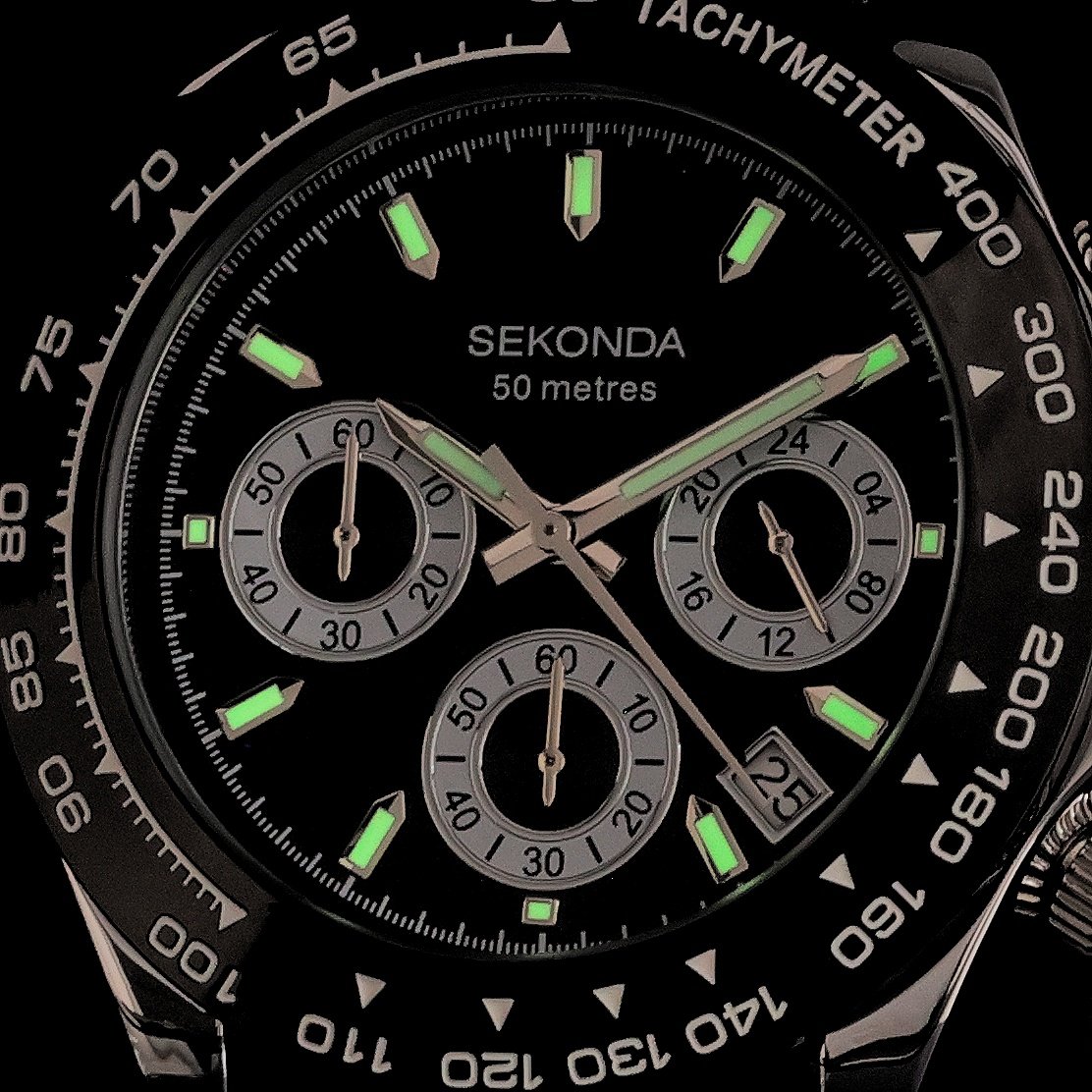 Sekonda 30199 zegarek Chronograph z chronograf - miniatura 5