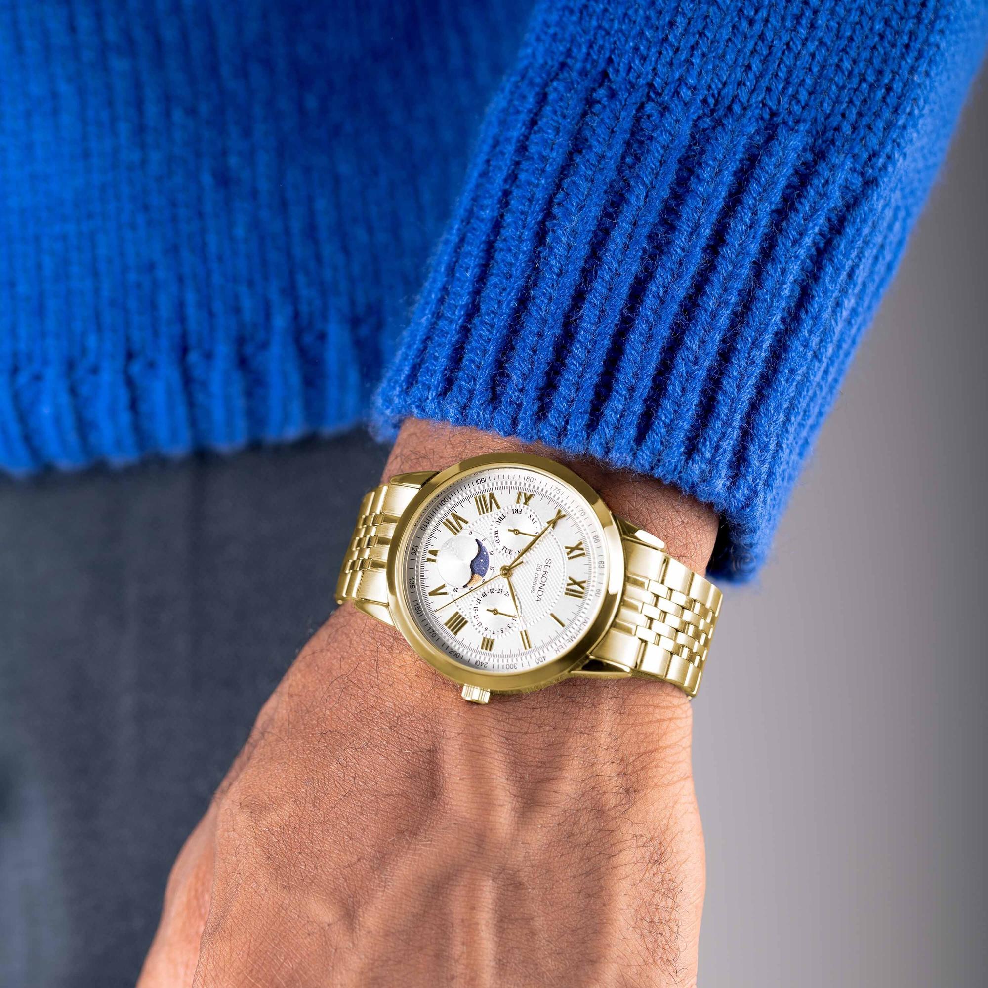 Sekonda 30228 Armstrong Moon Phase - Zegarek.net