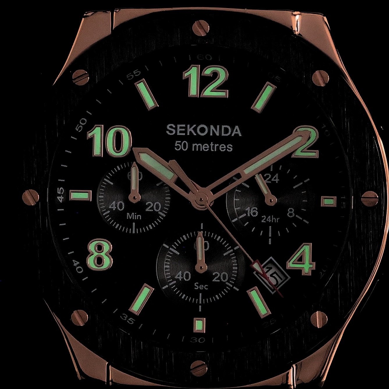 Sekonda 30257 zegarek męski sportowy Sekonda pasek