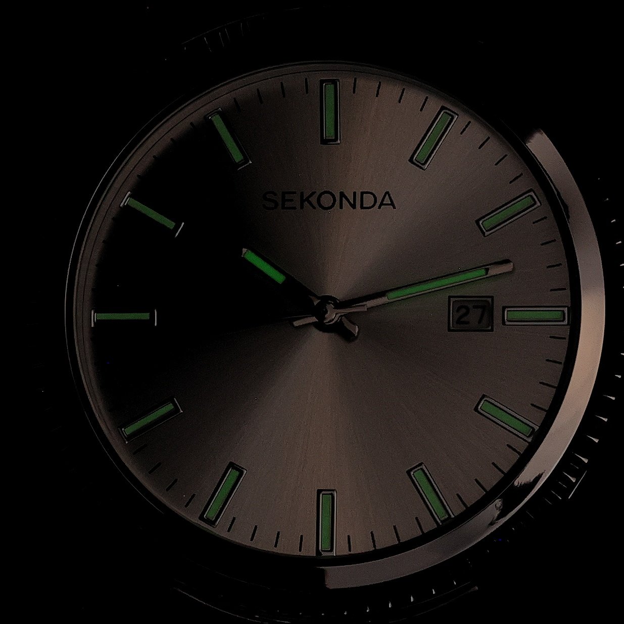 Sekonda 30258 King Classic klasyczny zegarek srebrny - miniatura 5