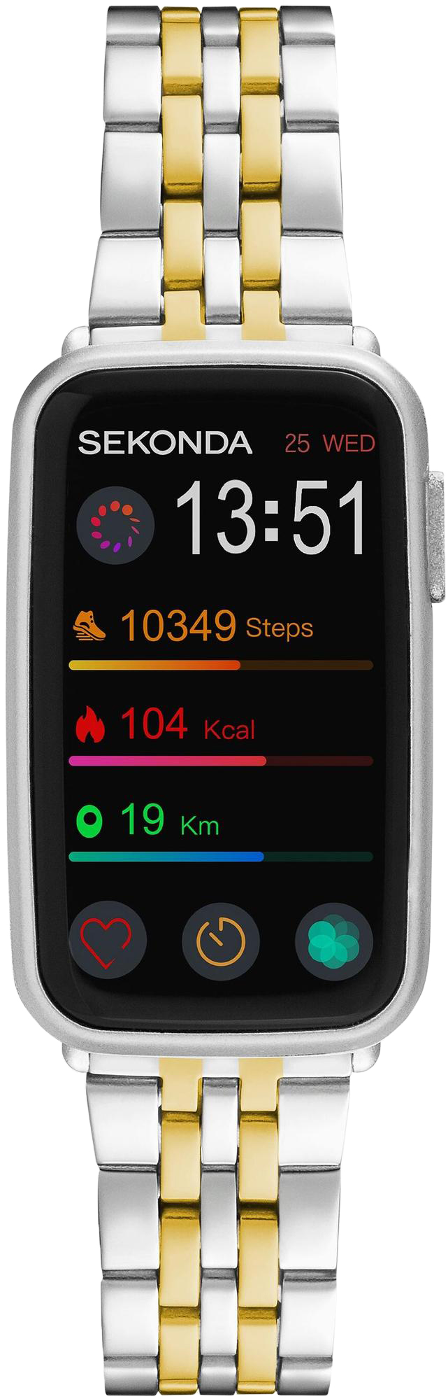 Sekonda 30280 Smartwatch Track Silver Case Alloy Bracelet