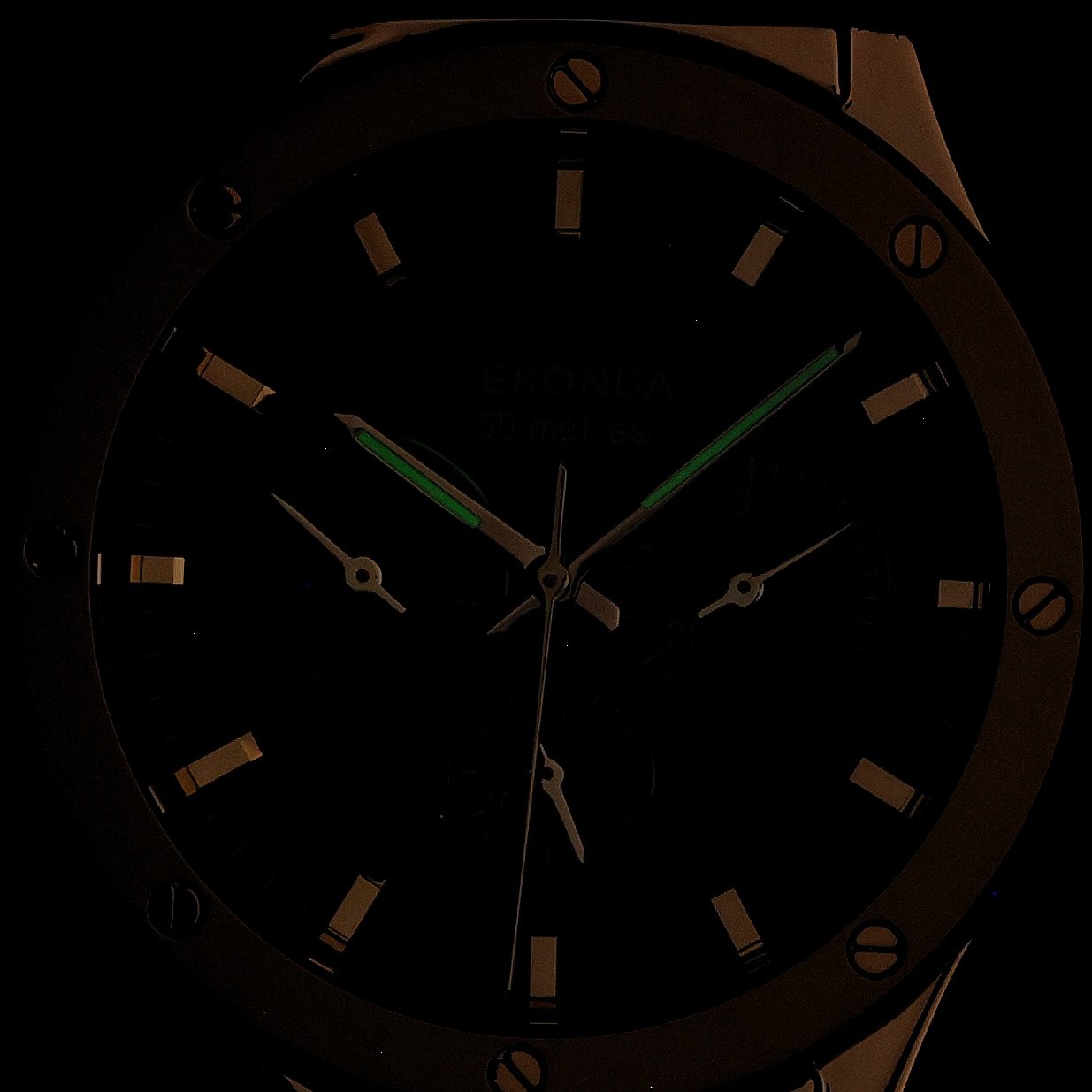 Sekonda 39031 zegarek złoty klasyczny Classic pasek