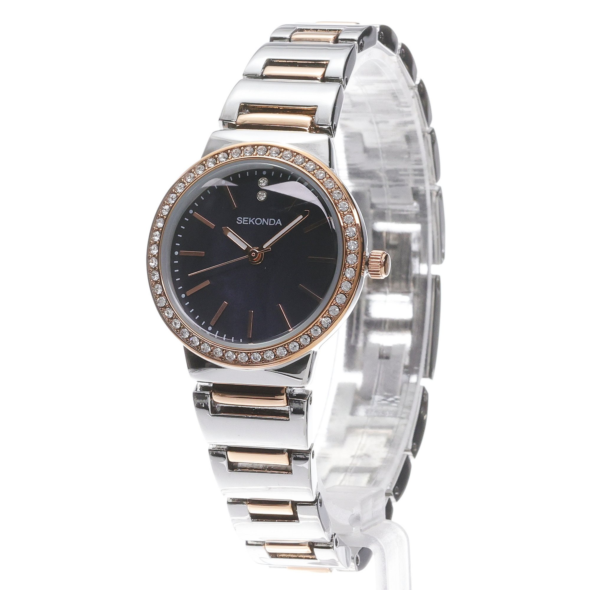 Sekonda 40493 Dress fashion-modowy zegarek srebrny - miniatura 2