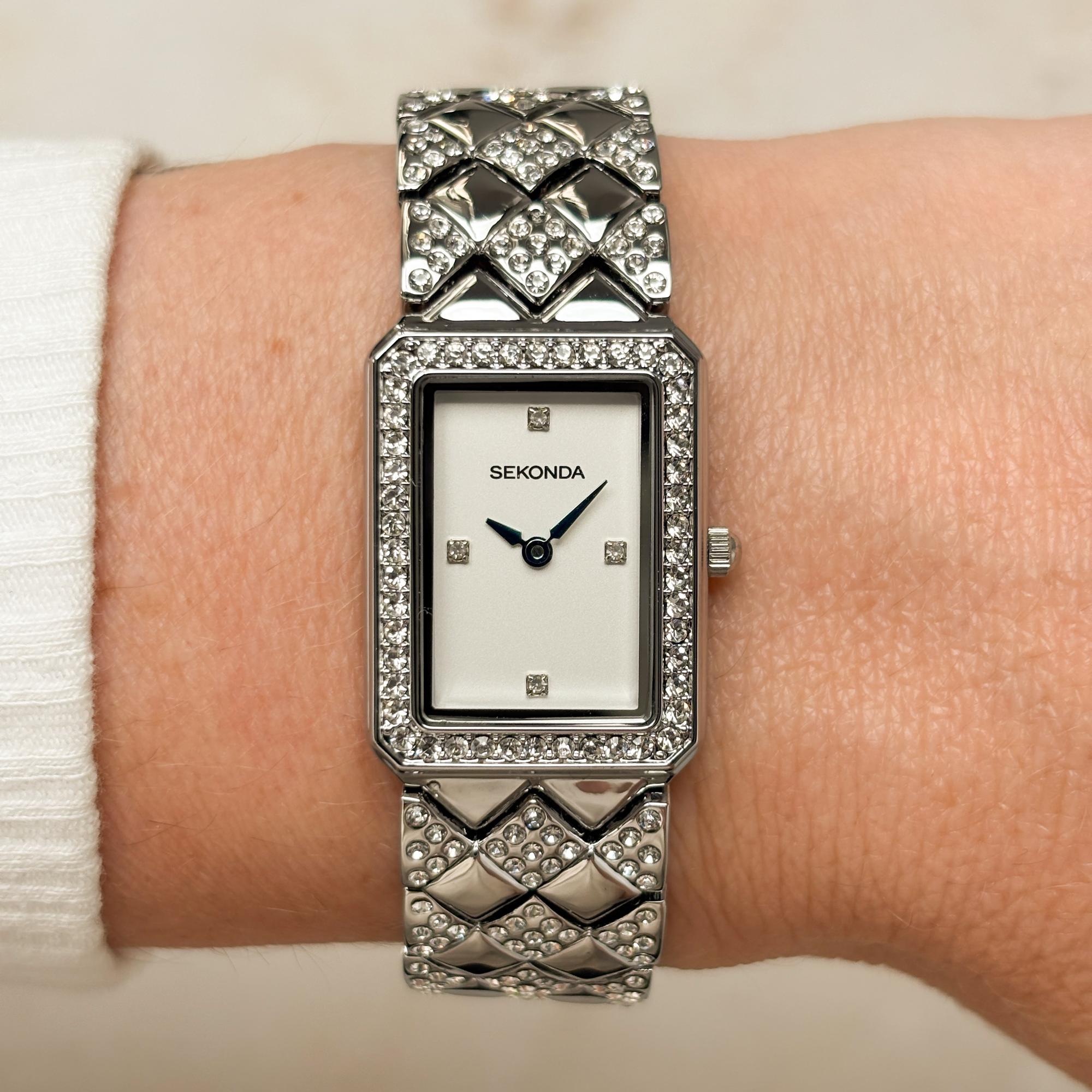 Sekonda 40510 Dress elegancki zegarek srebrny - miniatura 9