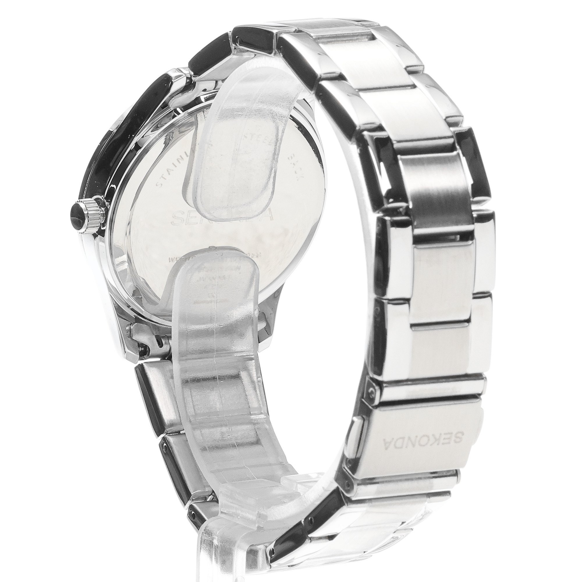 Sekonda 40534 Classic klasyczny zegarek srebrny - miniatura 4
