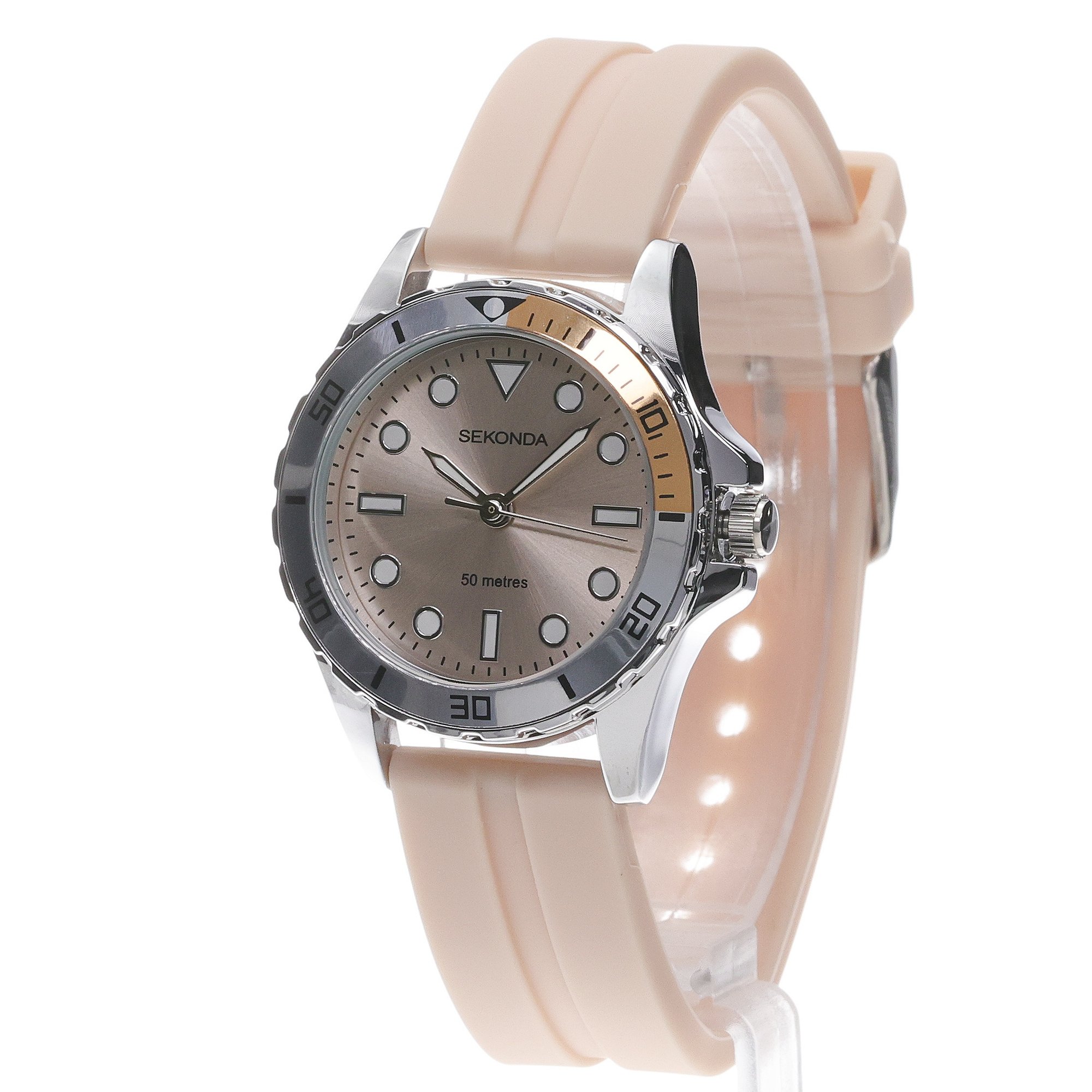 Sekonda 40568 Sports zegarek srebrny