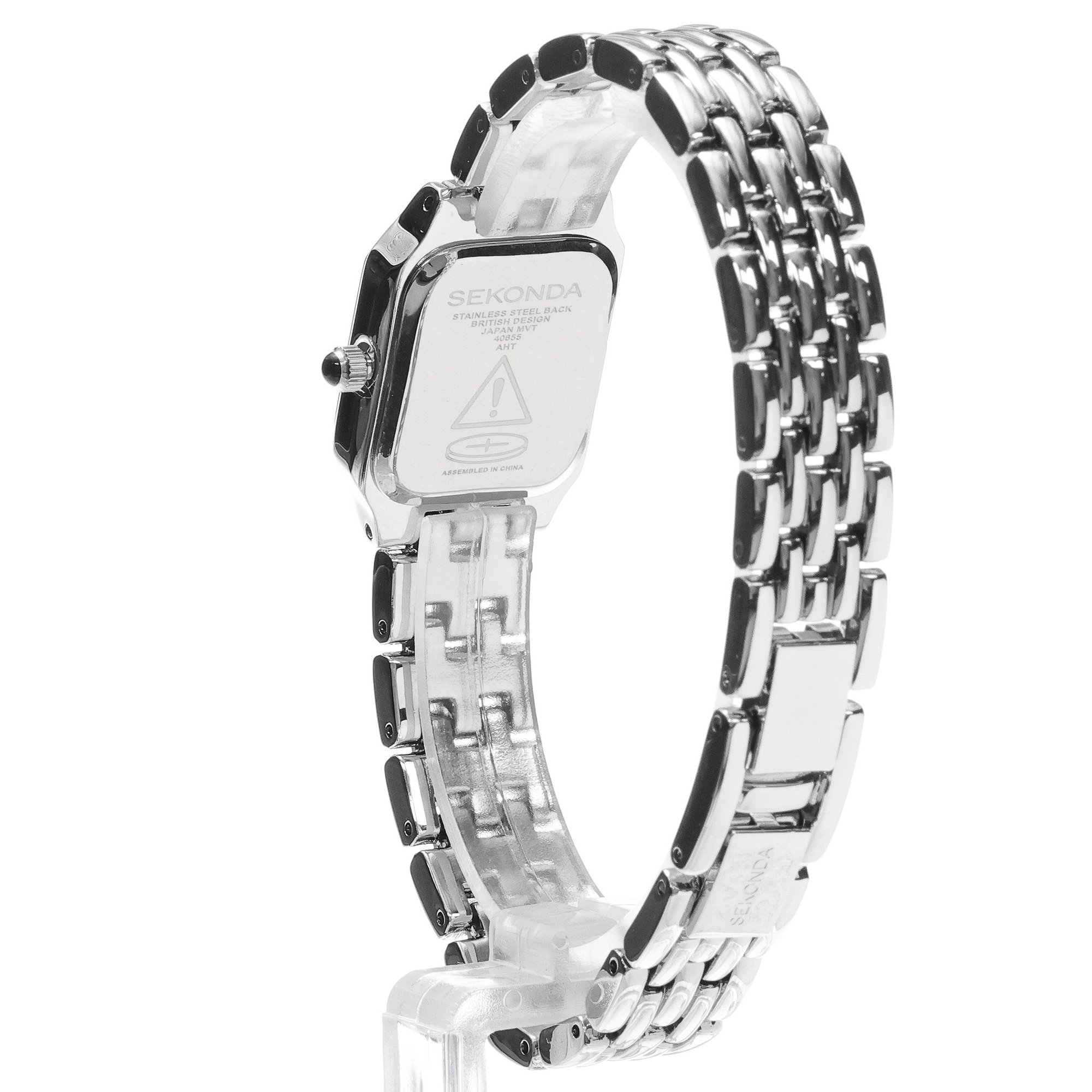 Sekonda 40655 Classic klasyczny zegarek srebrny - miniatura 4