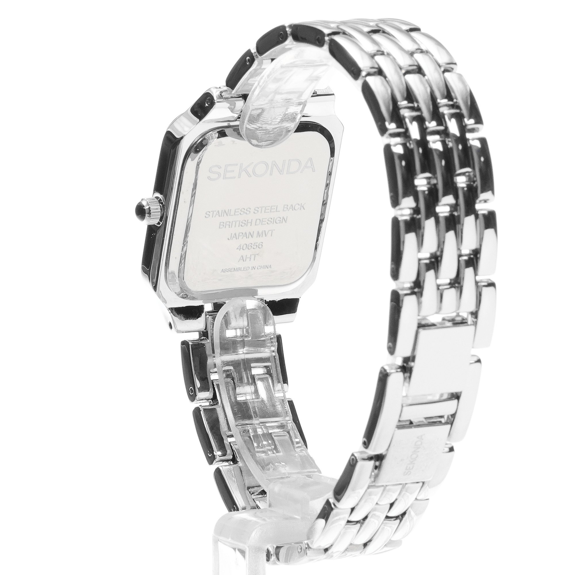 Sekonda 40656 Classic klasyczny zegarek srebrny - miniatura 4