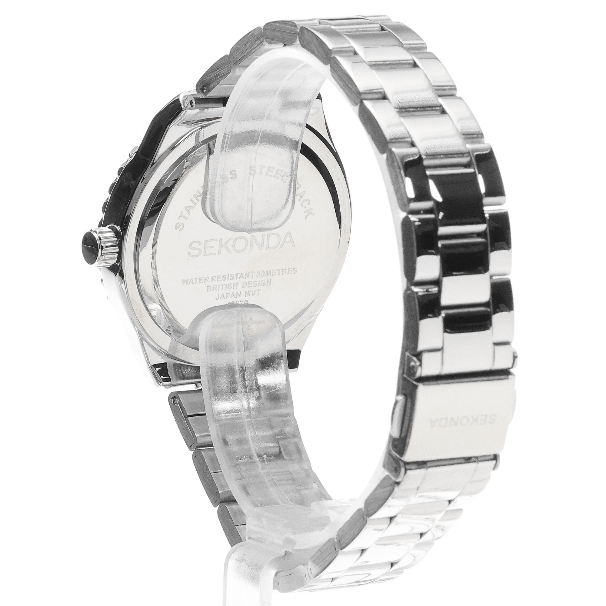 Sekonda 40670 Classic klasyczny zegarek srebrny