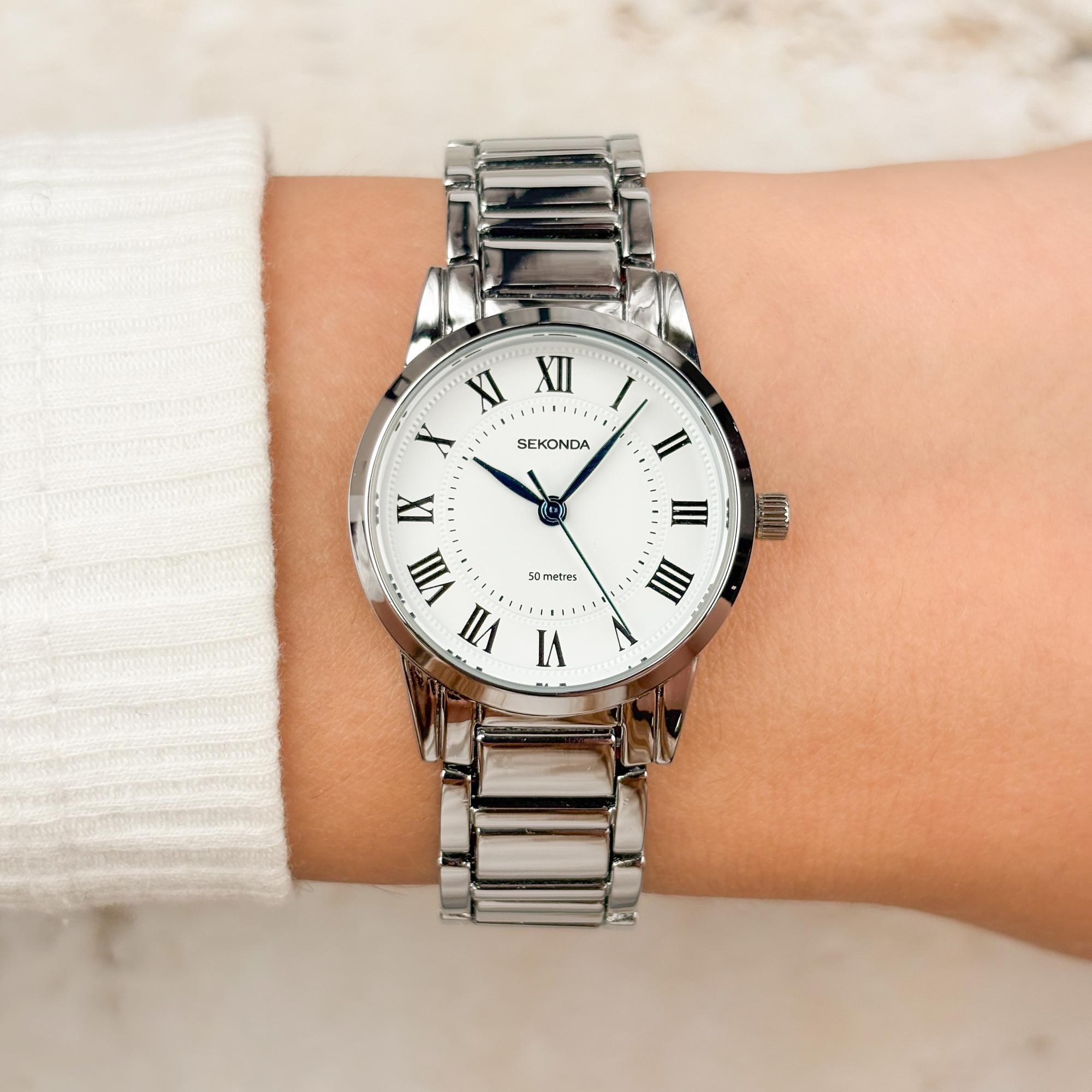 Sekonda 40680 Beaumont Sekonda klasyczny zegarek srebrny - miniatura 12