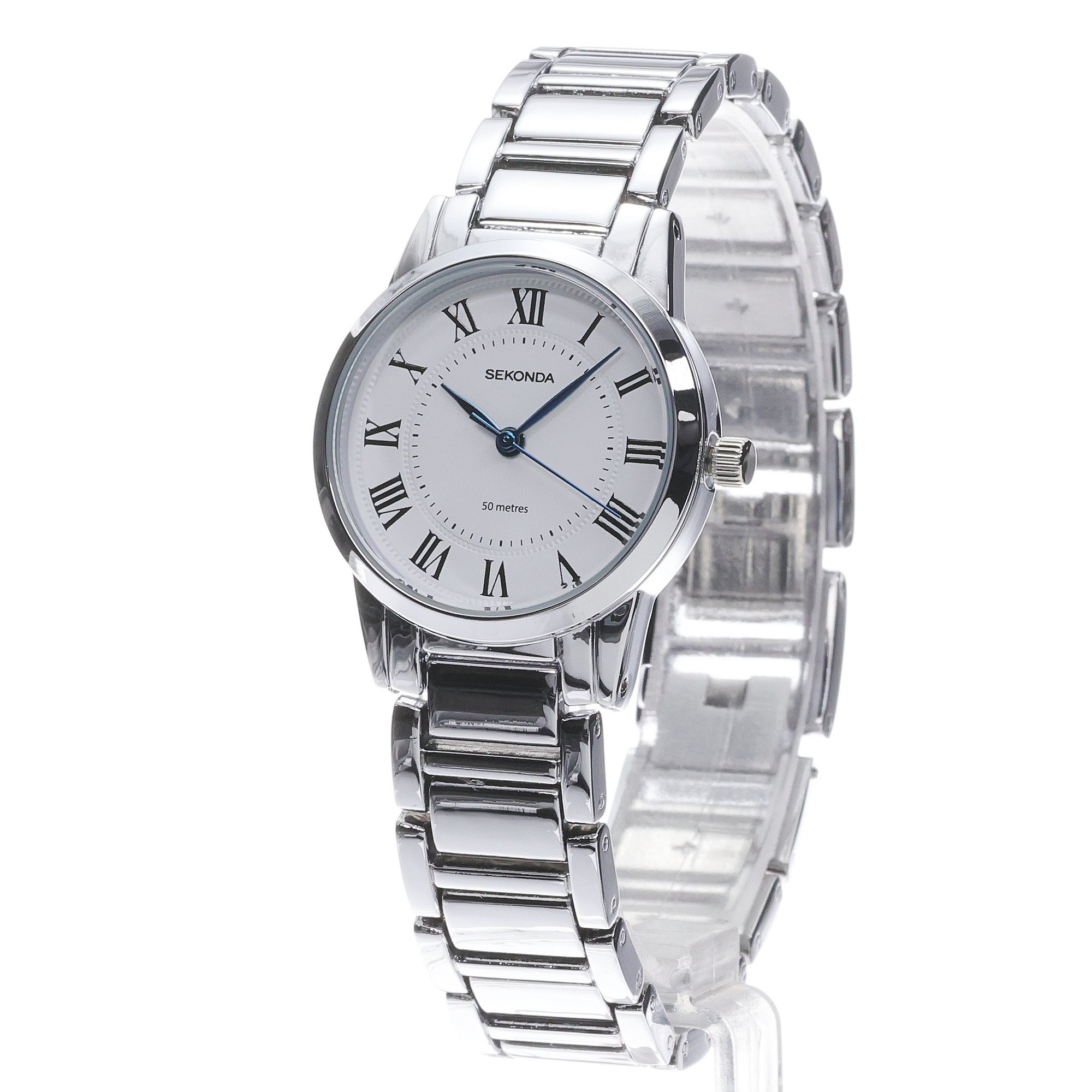 Sekonda 40680 zegarek damski Sekonda srebrny - miniatura 2