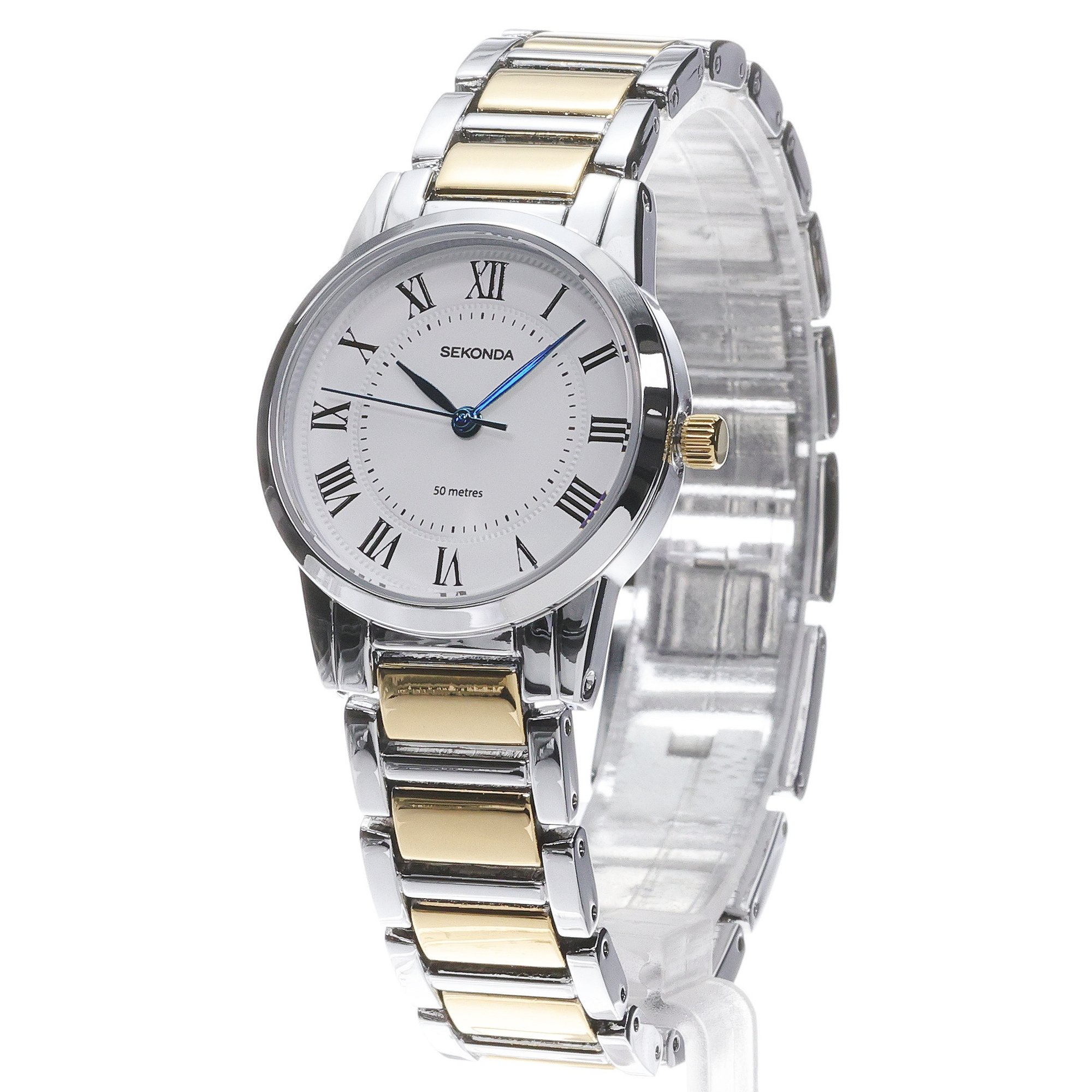 Sekonda 40682 zegarek damski klasyczny Sekonda bransoleta - miniatura 2