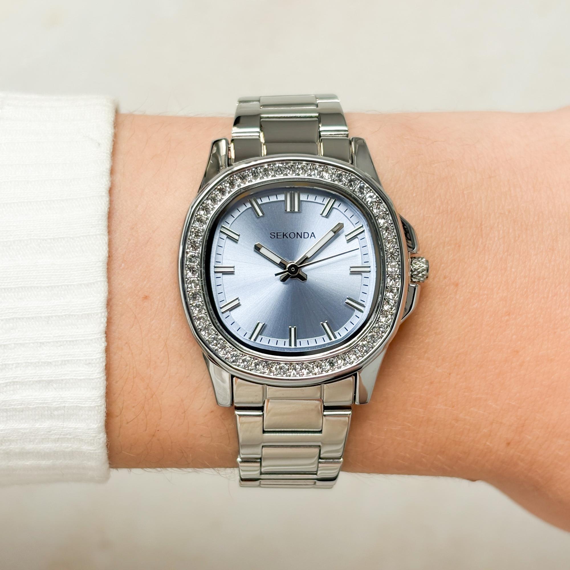 Sekonda 40720 zegarek damski biżuteryjny Sekonda bransoleta
