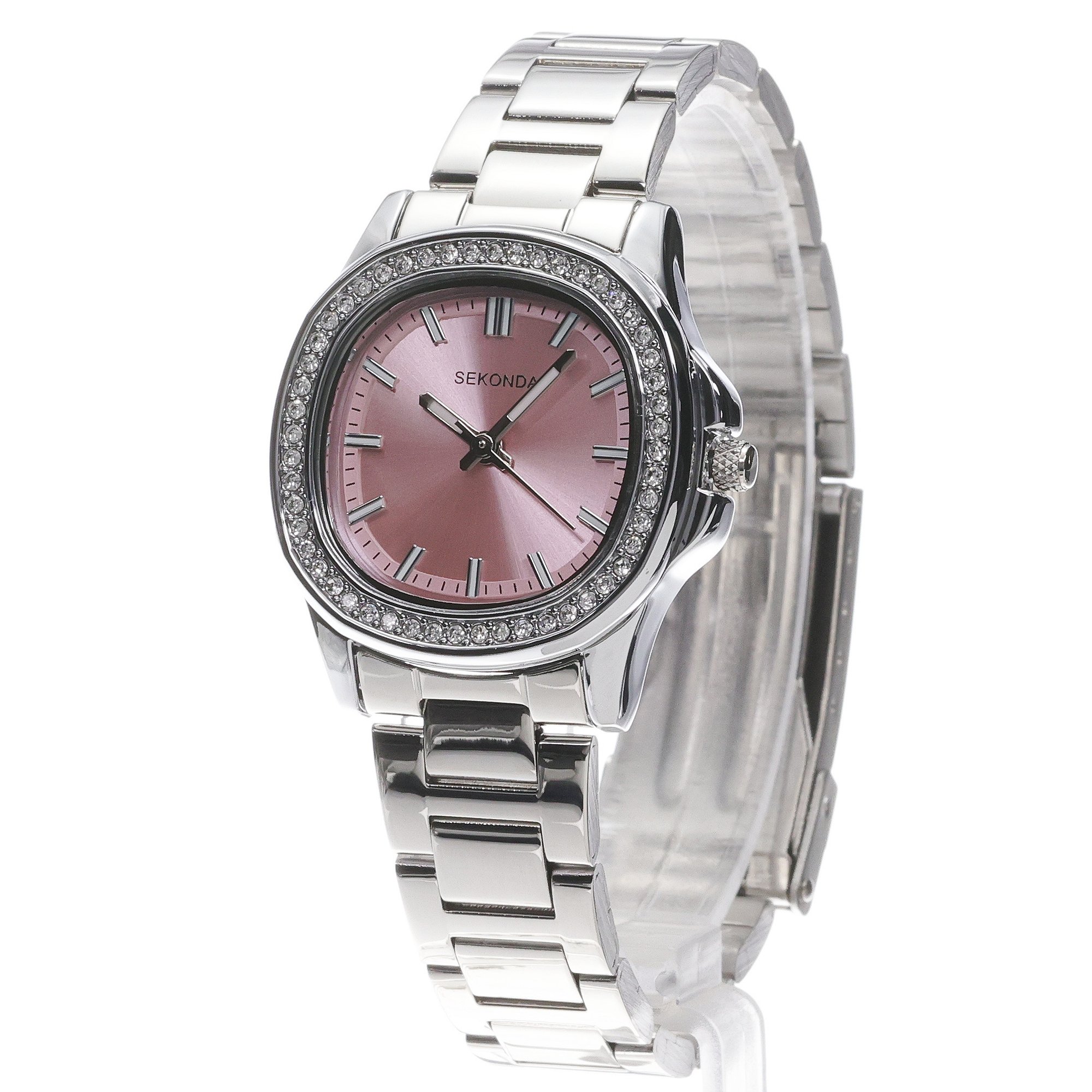 Sekonda 40724 Sekonda biżuteryjny zegarek srebrny