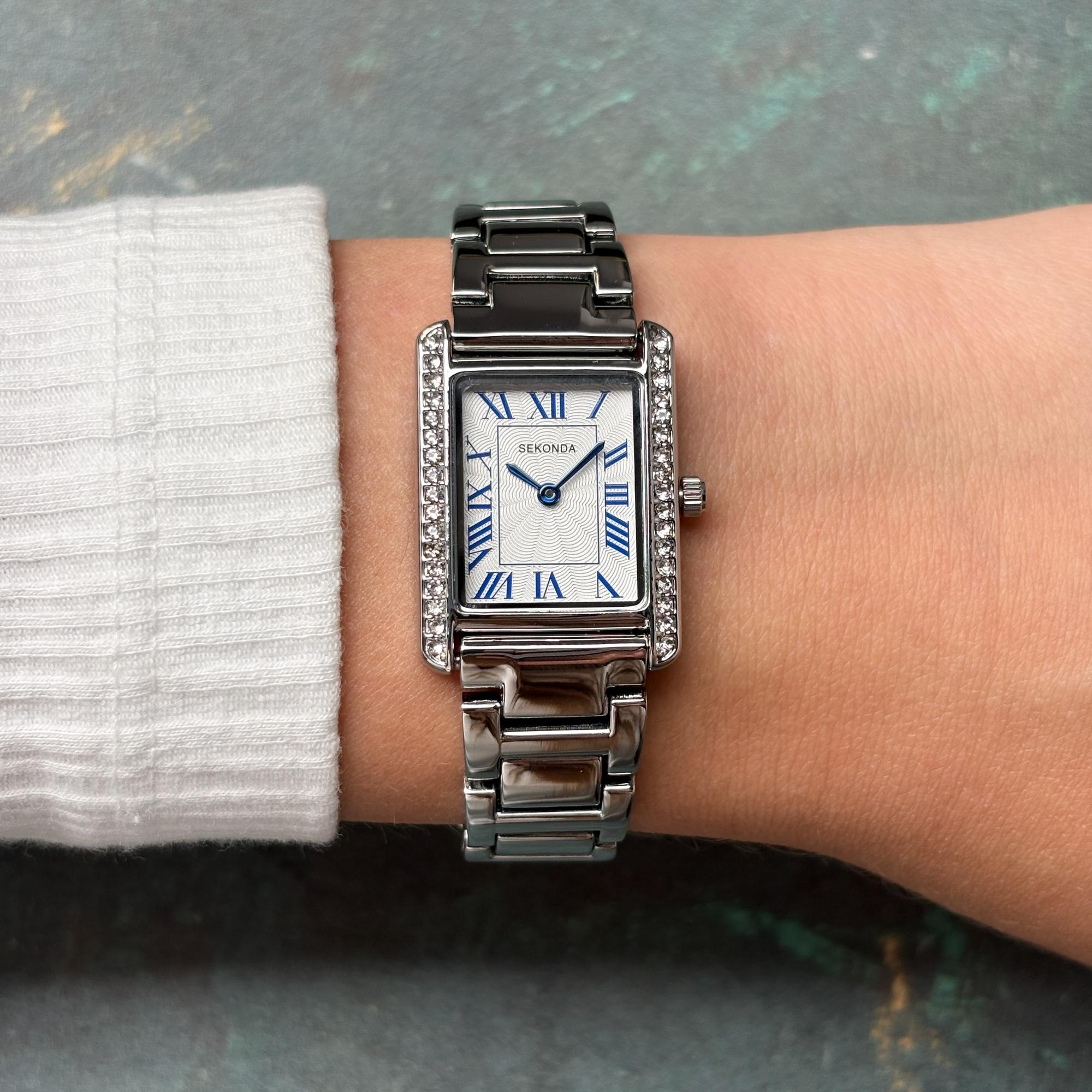 Sekonda 40734 Colette Classic klasyczny zegarek srebrny - miniatura 9