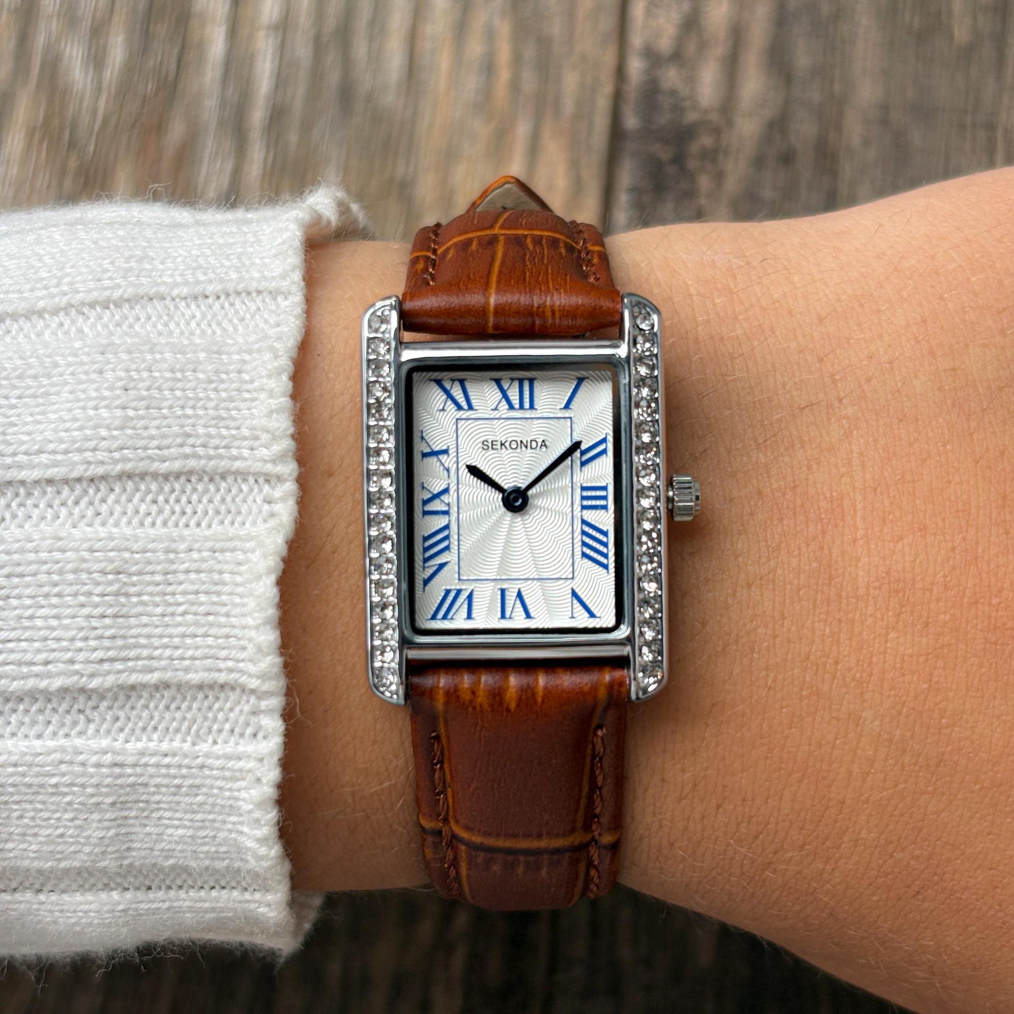 Sekonda 40736 zegarek damski klasyczny Classic pasek - miniatura 10