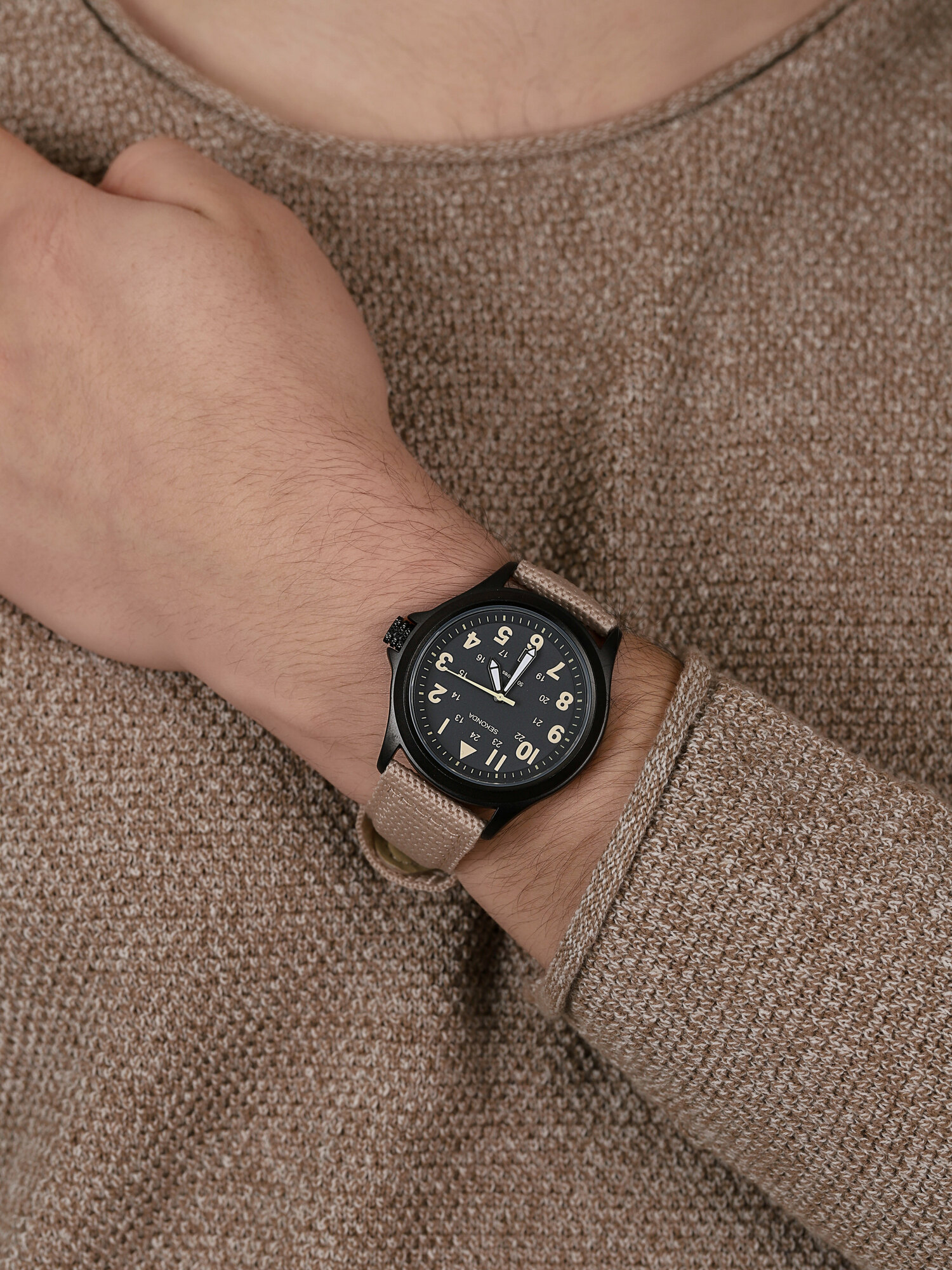 Sekonda SEK.1368 męski zegarek Casual pasek - miniatura 3