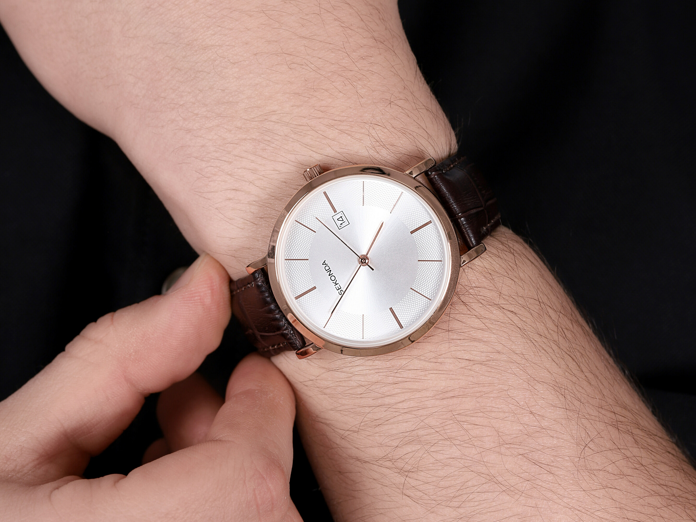 Sekonda SEK.1707 zegarek klasyczny Classic - miniatura 4