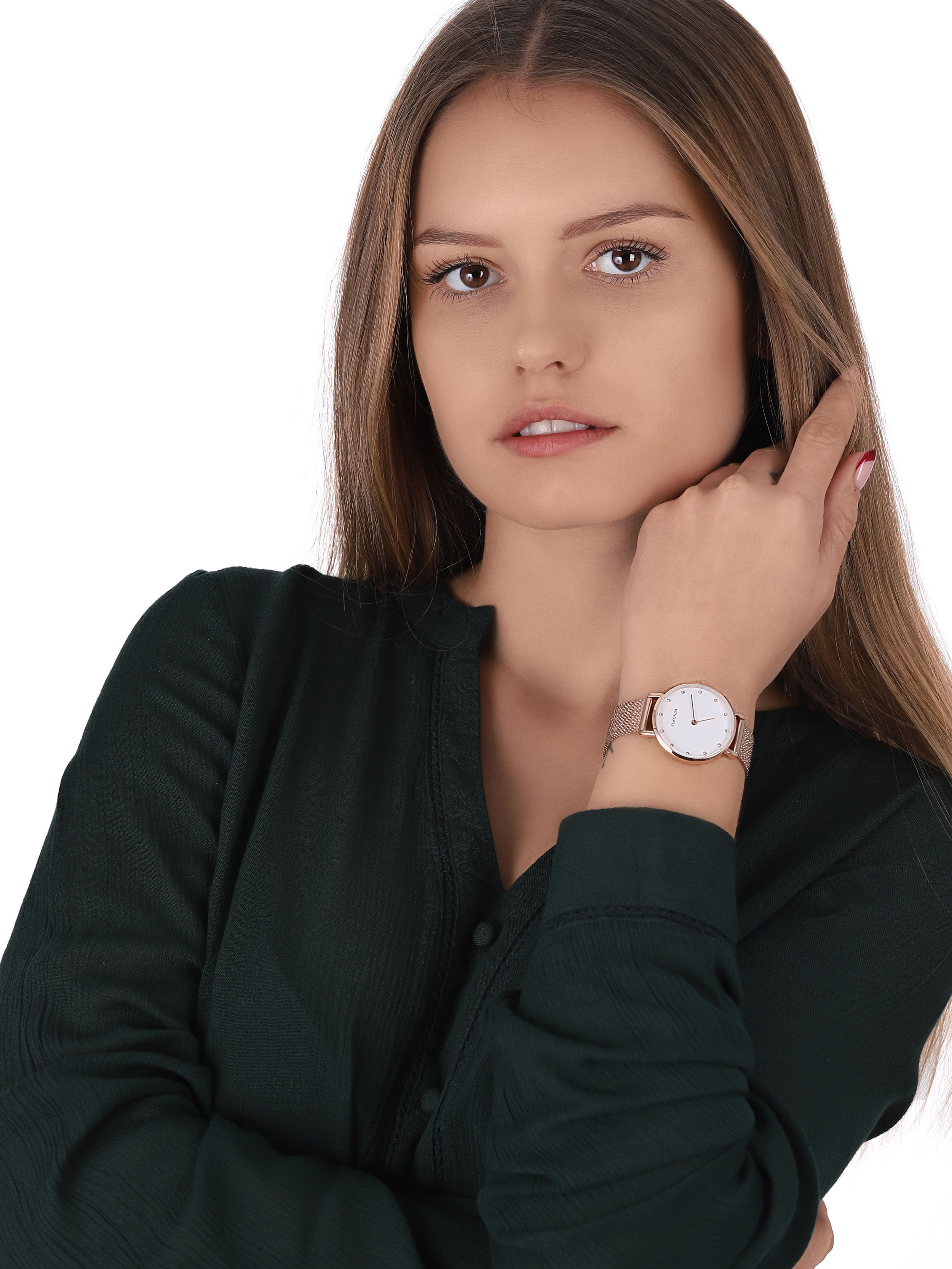 Sekonda SEK.40027 zegarek różowe złoto klasyczny Editions bransoleta - miniatura 2