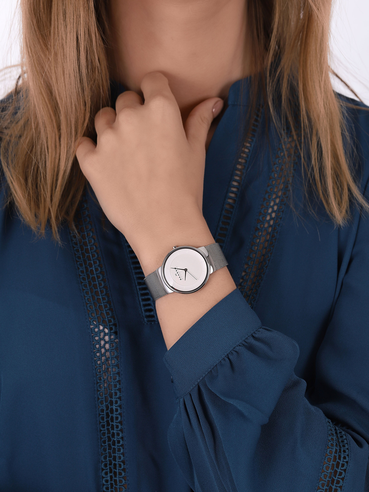Skagen SKW2075 zegarek srebrny fashion/modowy Nicoline bransoleta - miniatura 3