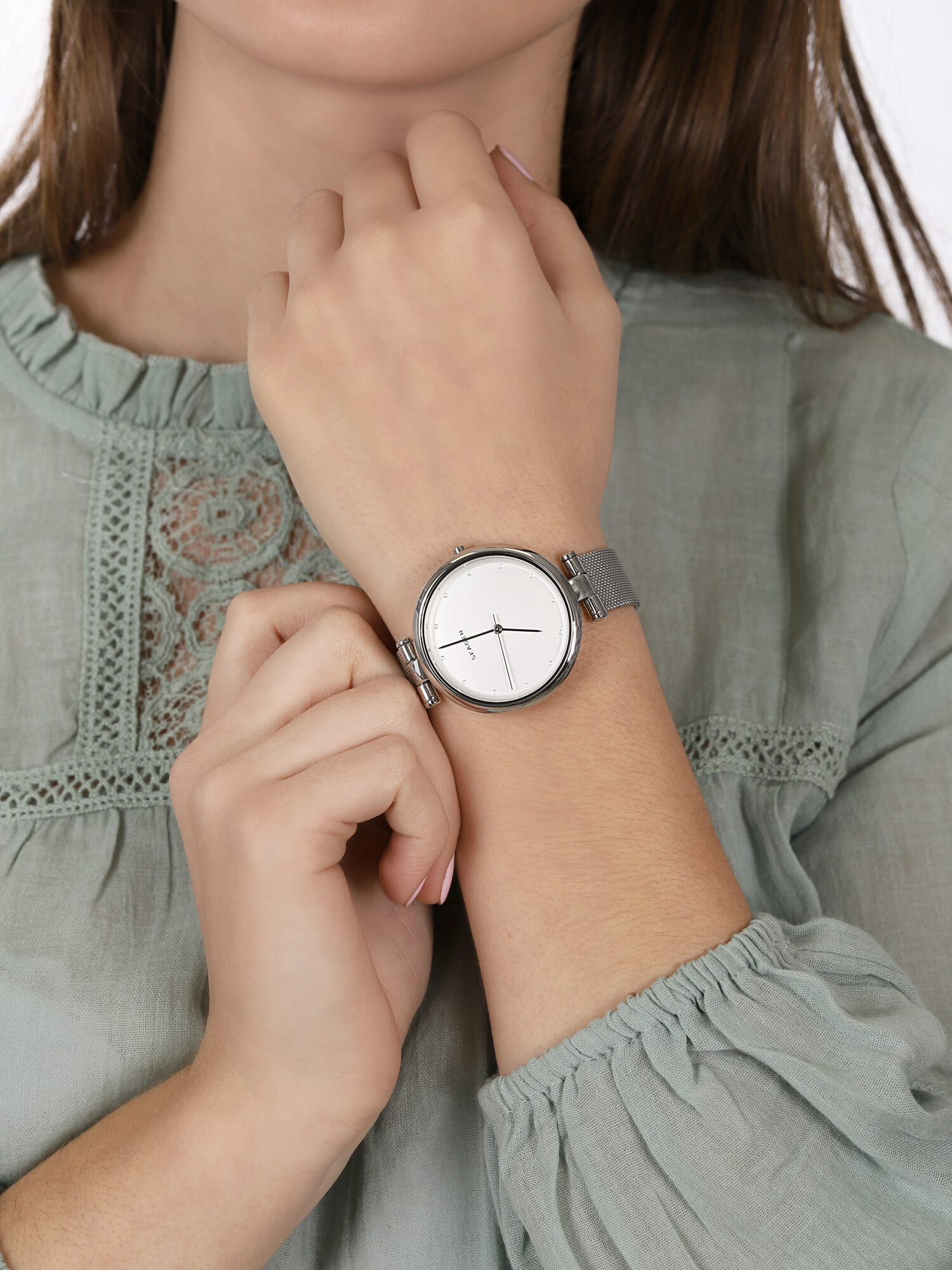 Skagen SKW2485 zegarek srebrny fashion/modowy Tanja bransoleta - miniatura 3