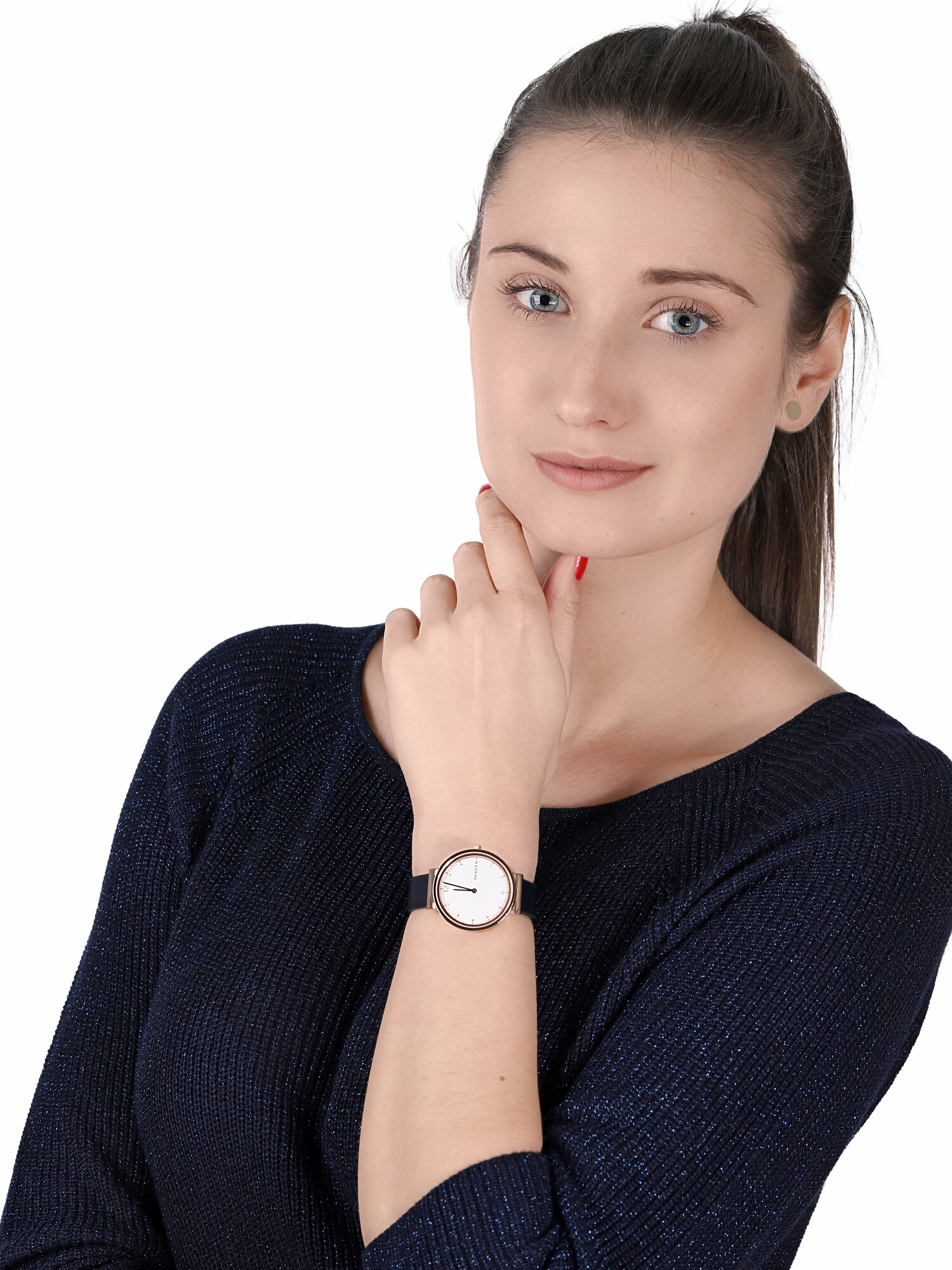 Skagen SKW2608 damski zegarek Ancher pasek - miniatura 2