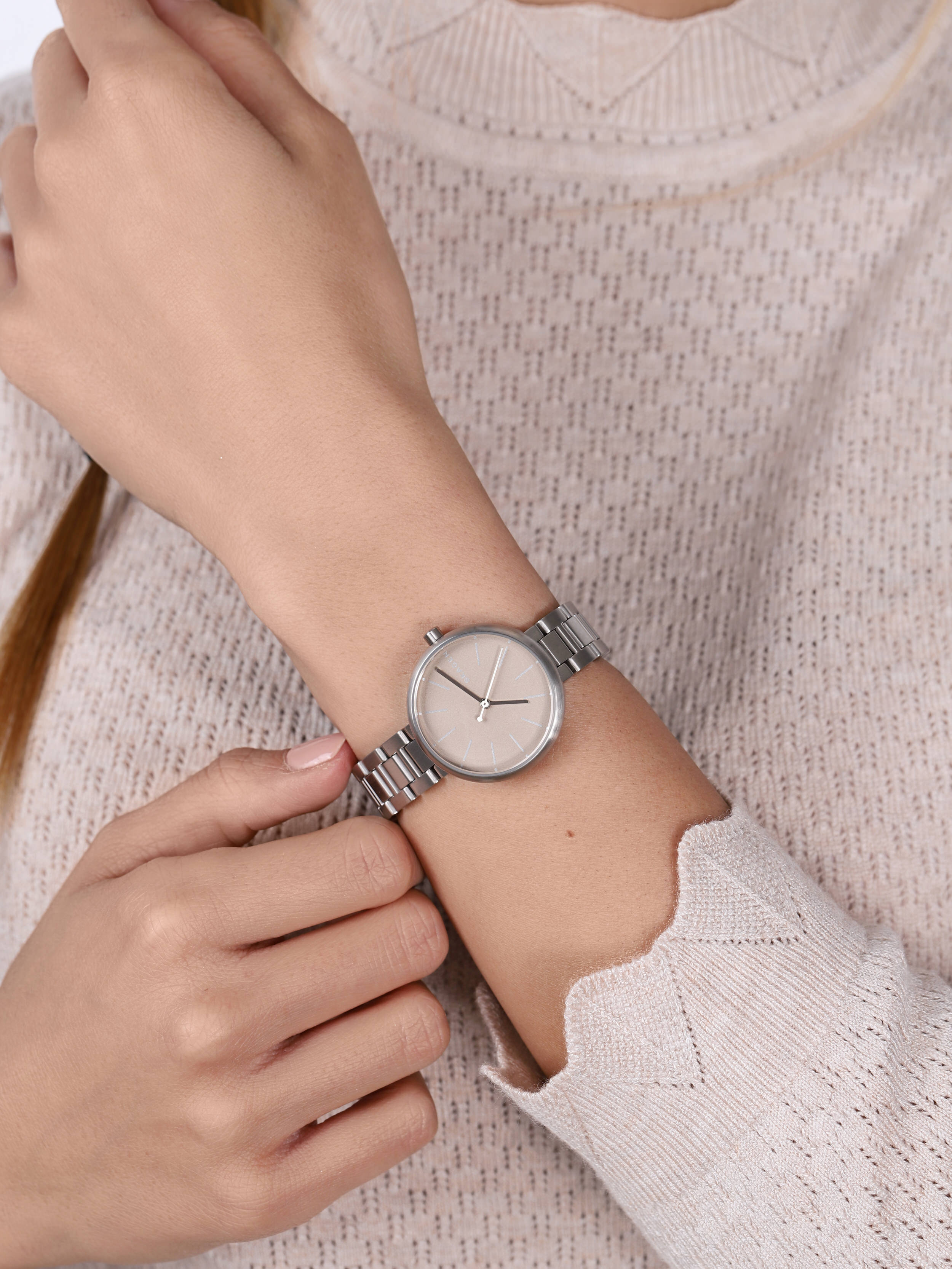 Skagen SKW2647 zegarek srebrny fashion/modowy Signatur bransoleta - miniatura 3