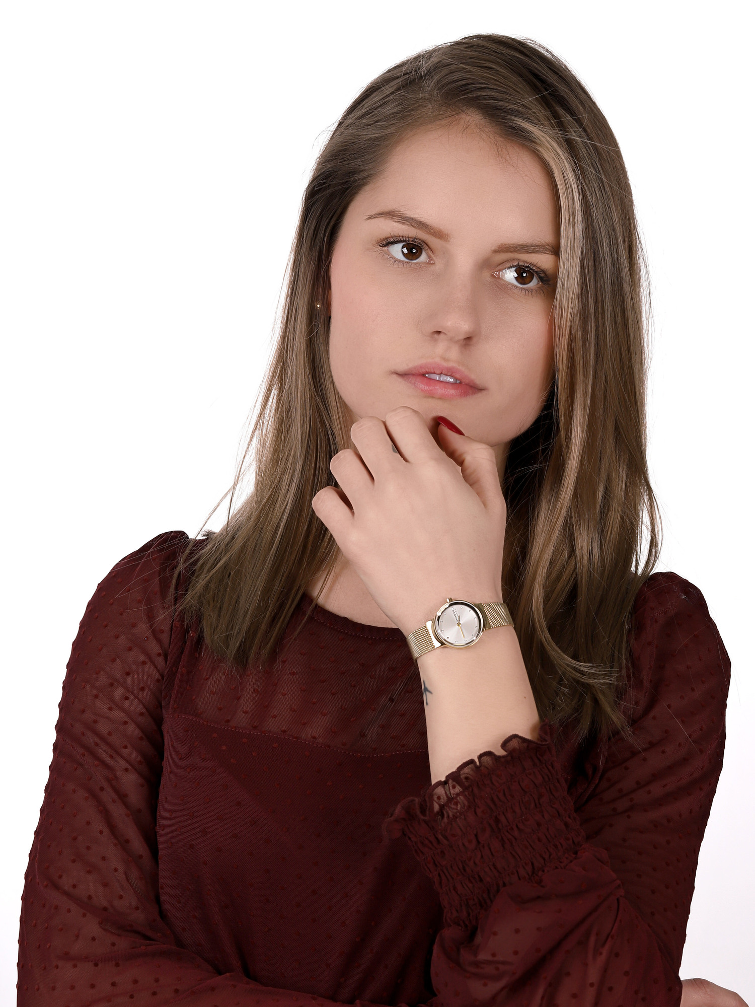Skagen SKW2717 zegarek złoty fashion/modowy Freja bransoleta - miniatura 2