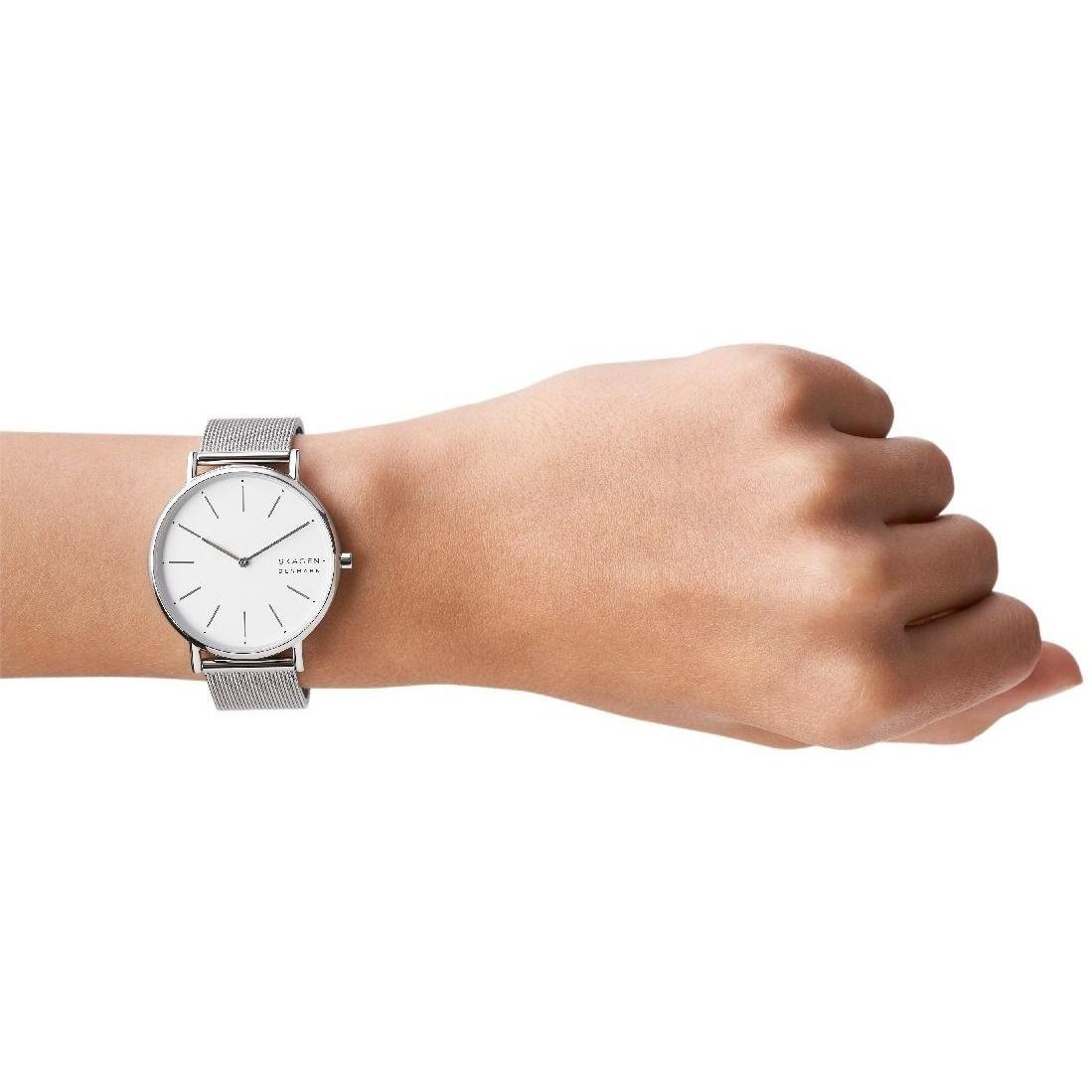Skagen SKW2785 SIGNATUR Signatur klasyczny zegarek srebrny - miniatura 9