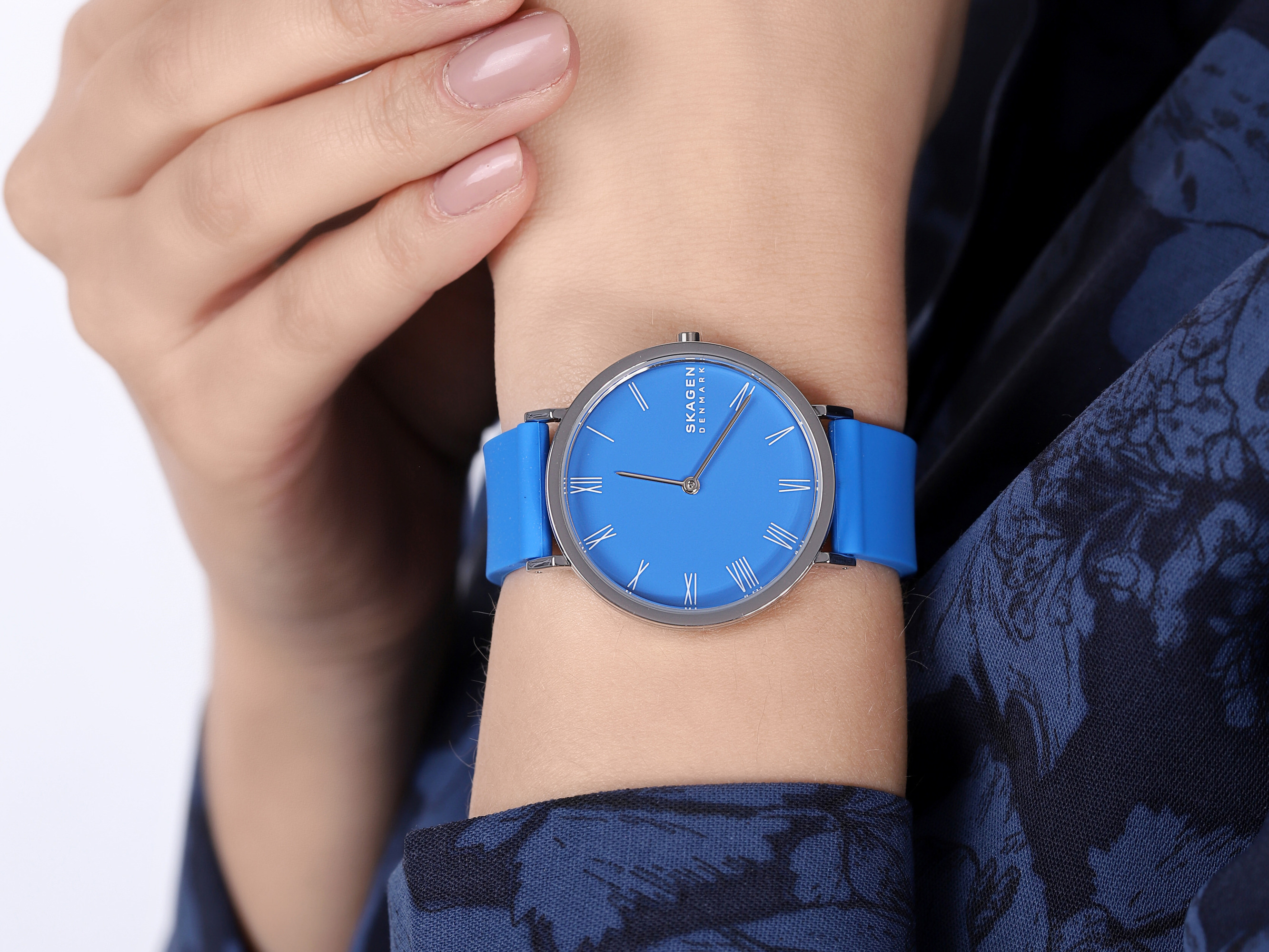 Skagen SKW2883 zegarek srebrny klasyczny Hald pasek - miniatura 4