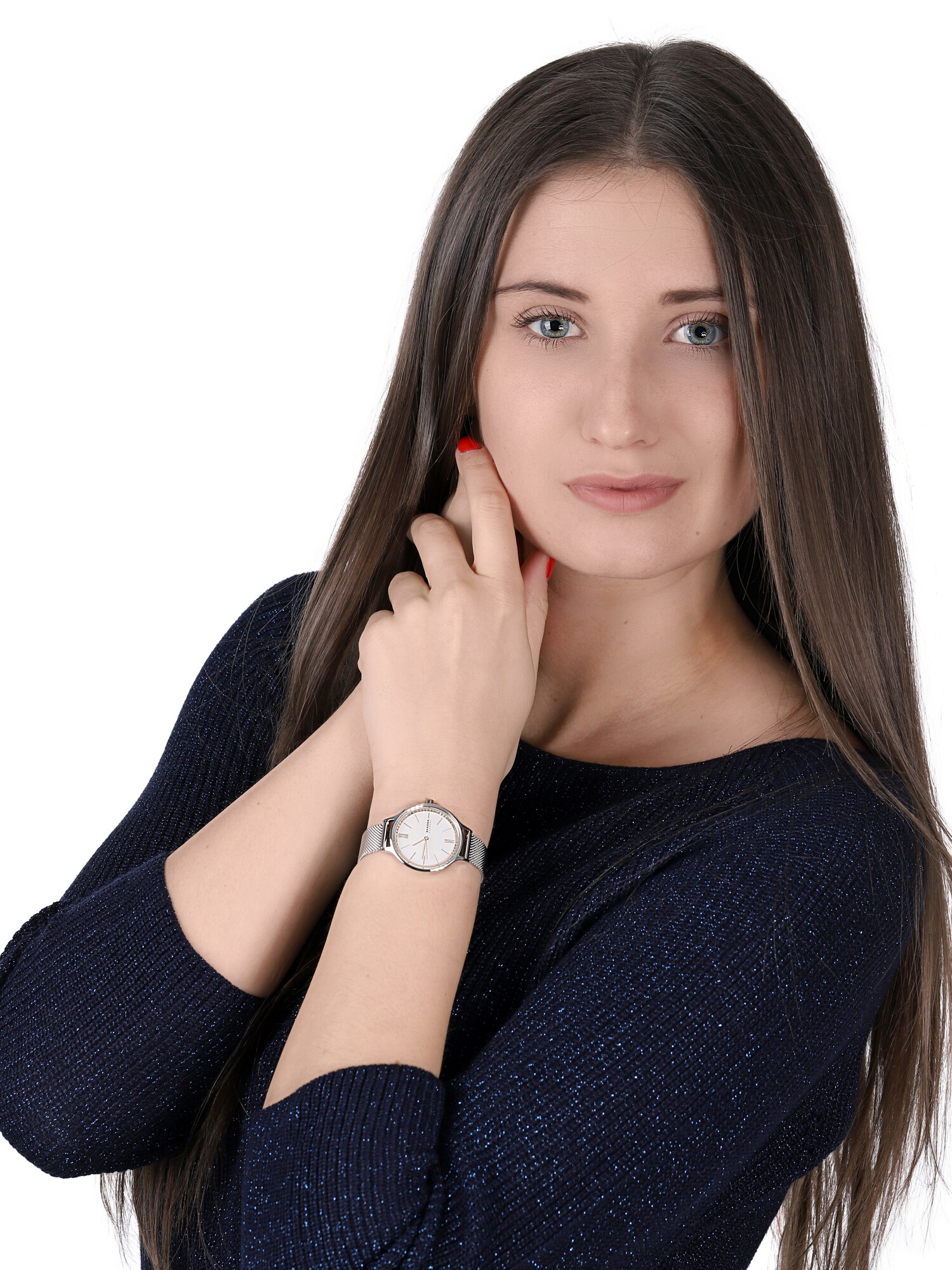 Skagen SKW2966 zegarek srebrny klasyczny Anita bransoleta - miniatura 2