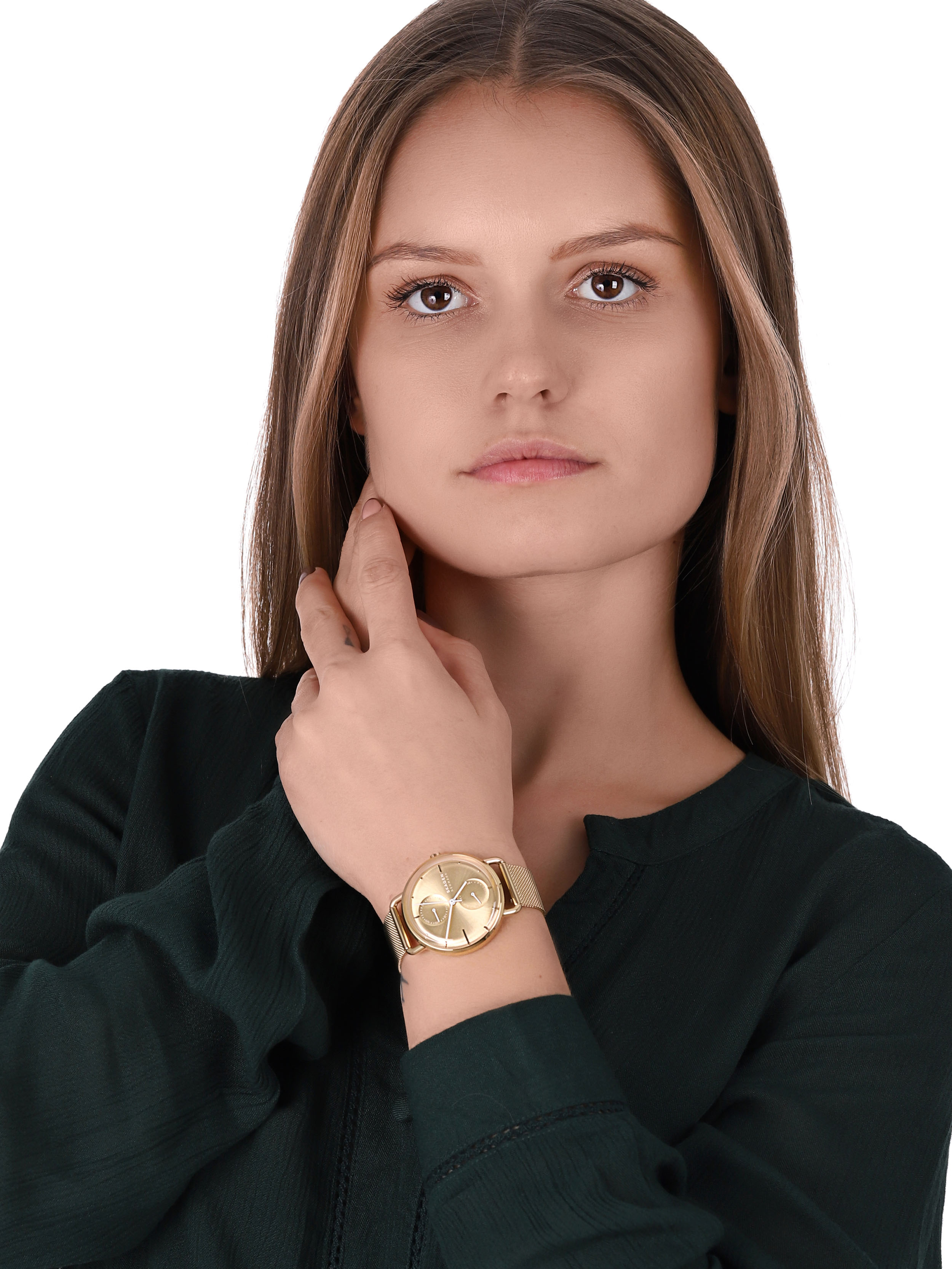 Skagen SKW2986 zegarek złoty klasyczny Horisont bransoleta - miniatura 2