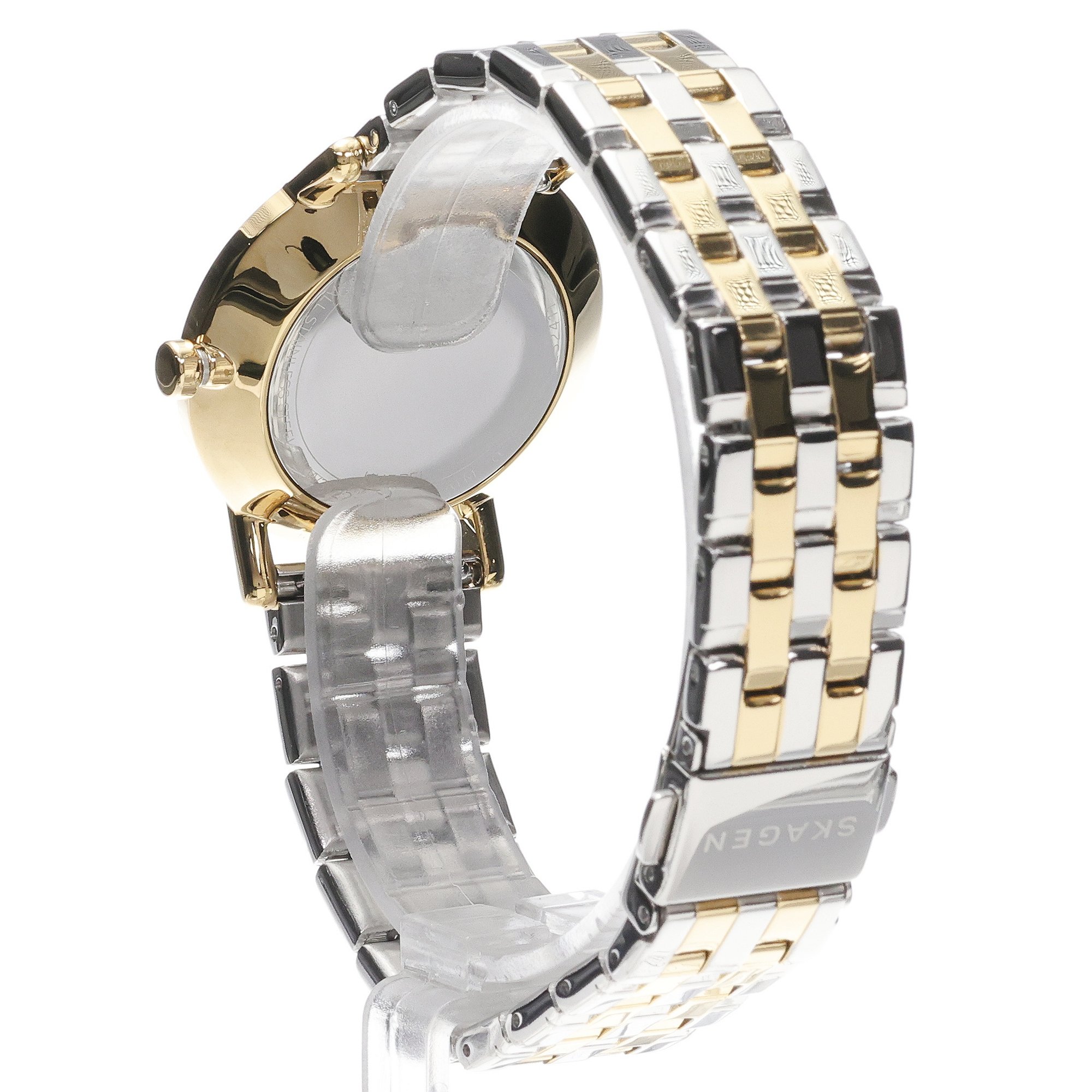 Skagen SKW3122 zegarek złoty klasyczny Kuppel bransoleta - miniatura 4