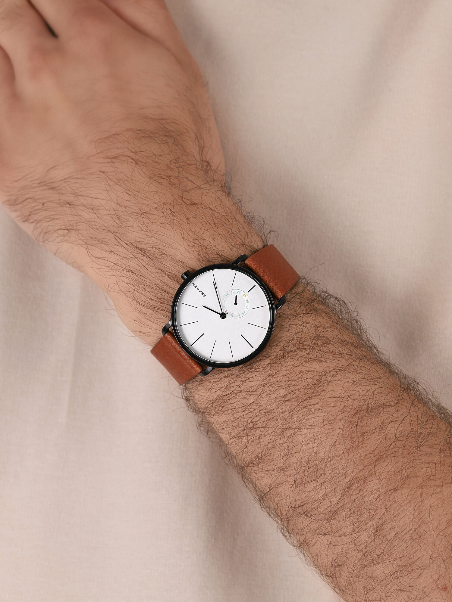Skagen SKW6216 zegarek czarny klasyczny Hagen pasek - miniatura 5