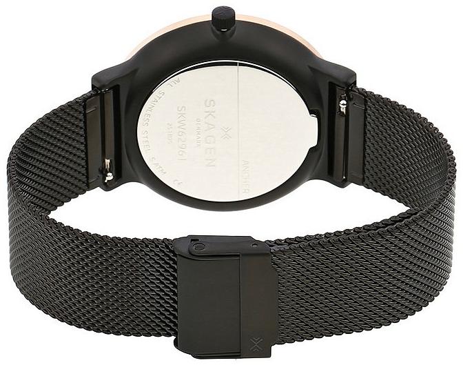 Skagen SKW6296 zegarek czarny fashion-modowy Ancher bransoleta - miniatura 5