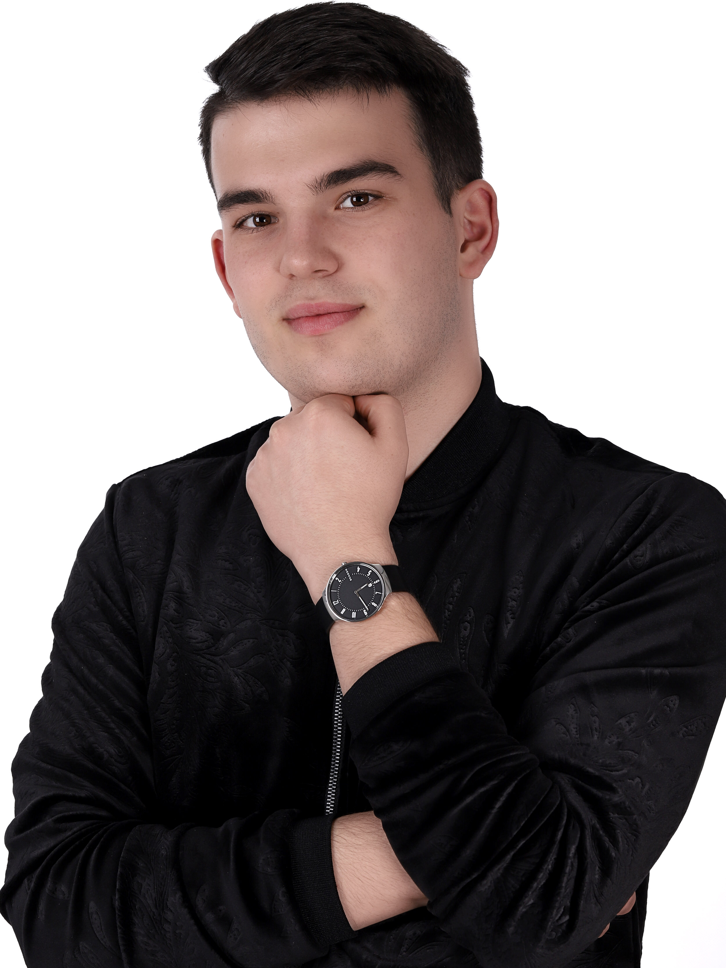 Skagen SKW6459 zegarek srebrny klasyczny Grenen pasek - miniatura 2