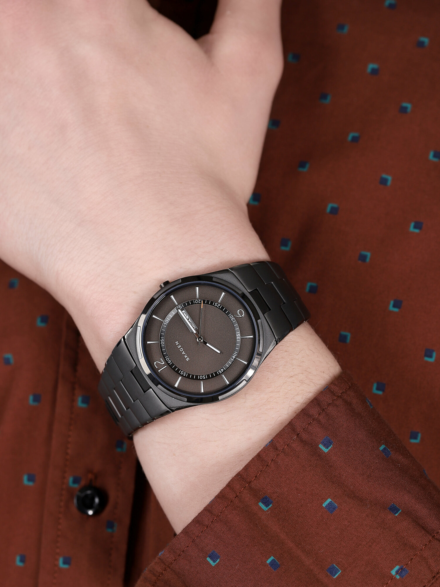 Skagen SKW6504 zegarek srebrny klasyczny Melbye bransoleta - miniatura 3