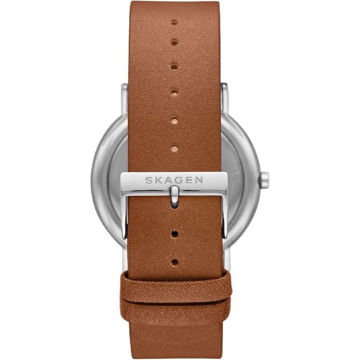 Skagen SKW6578 zegarek srebrny klasyczny Signatur pasek - miniatura 5