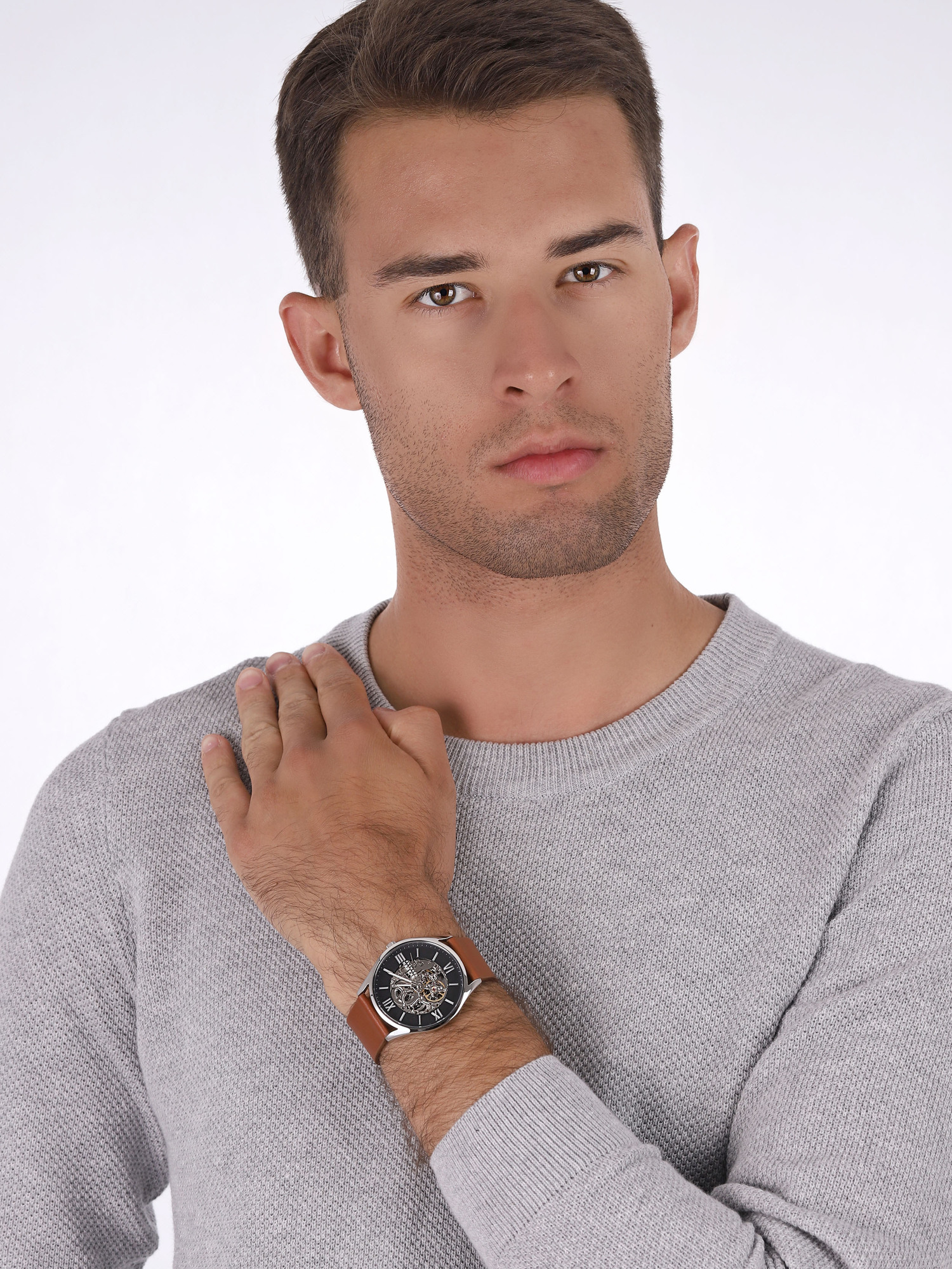 Skagen SKW6613 zegarek srebrny klasyczny Holst pasek - miniatura 2