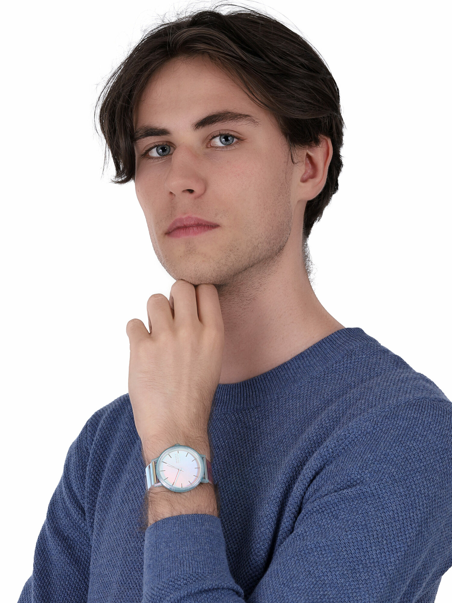 Skagen SKW6642 Aaren AAREN IRIDENSCENT BLUE LIMITED EDITION zegarek męski klasyczny mineralne - miniatura 2
